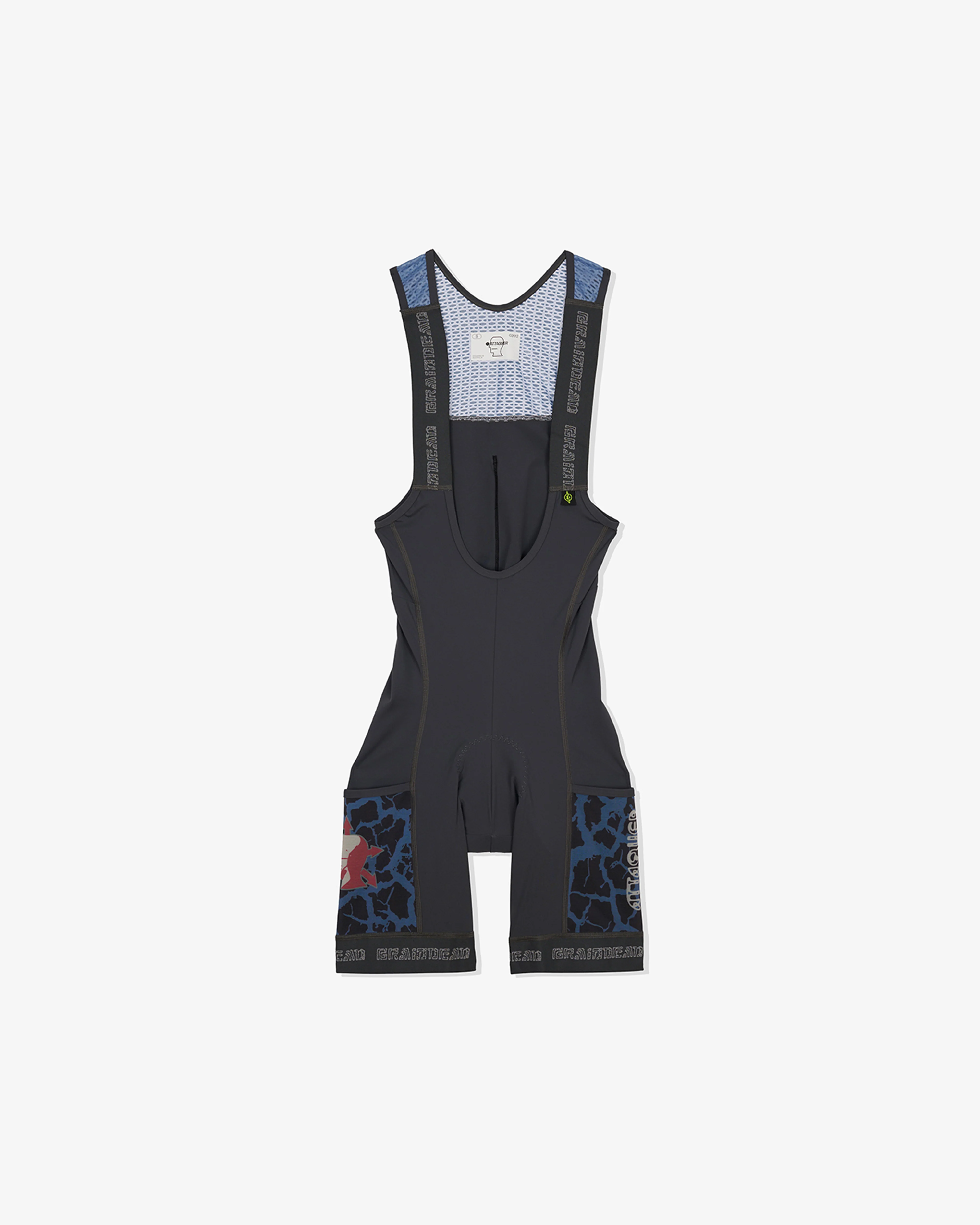 Brain Dead x Attaquer - Men's Cargo Bib - (Blue/Multi)
