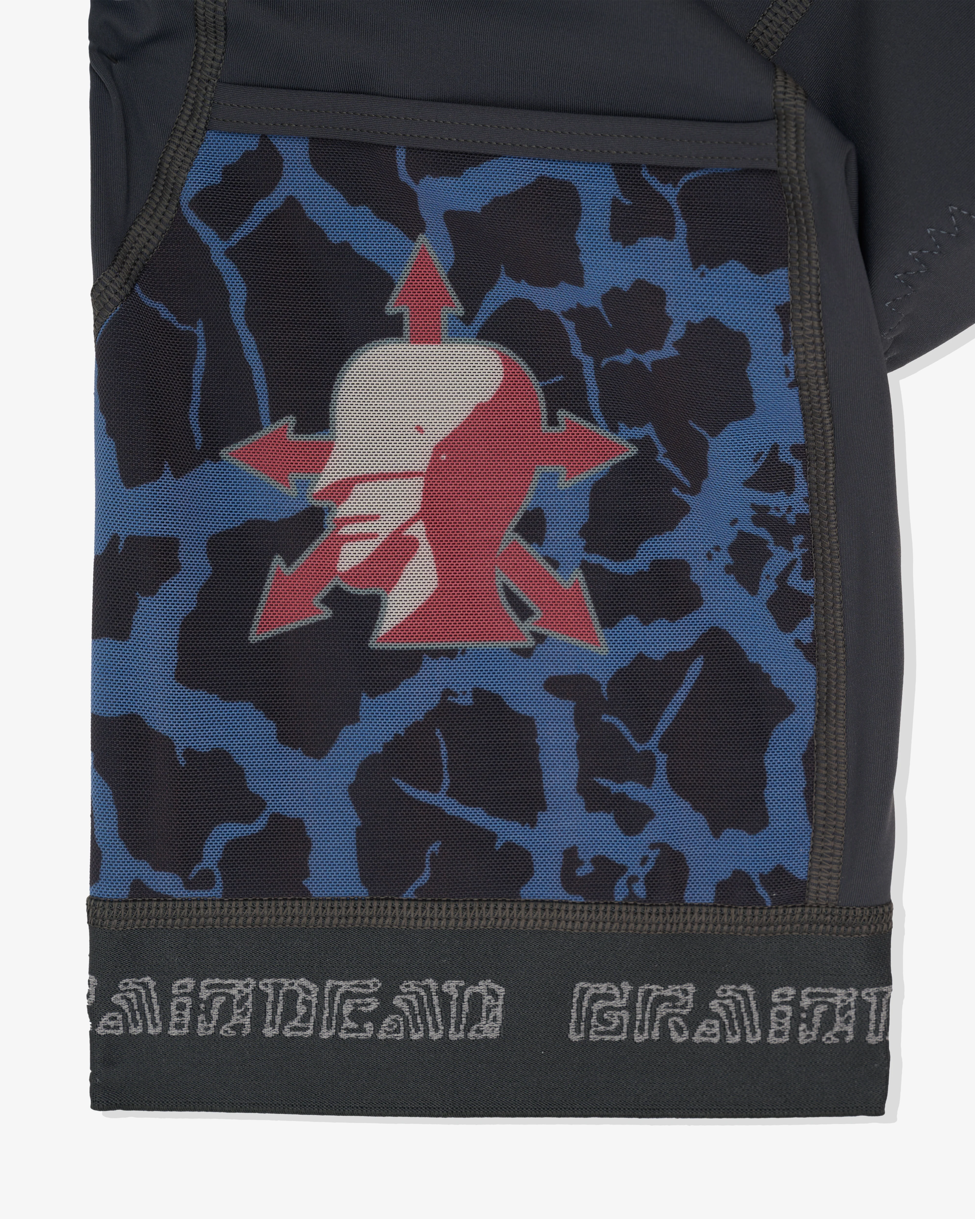 Brain Dead x Attaquer - Men's Cargo Bib - (Blue/Multi) - Image 4