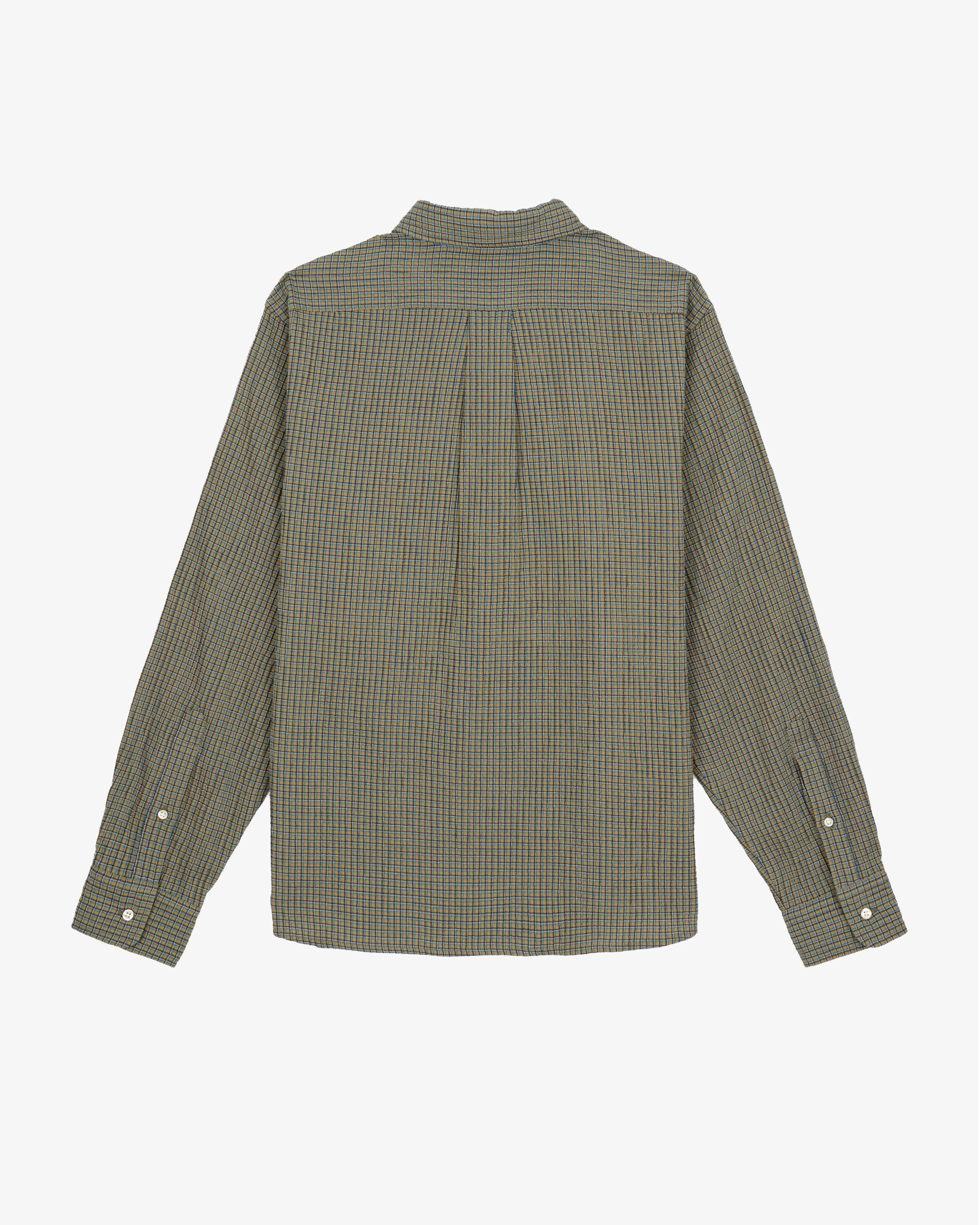 Brain Dead - Men's Brooks Brothers California Check Oxford Button Up Shirt - (Green) - Image 2