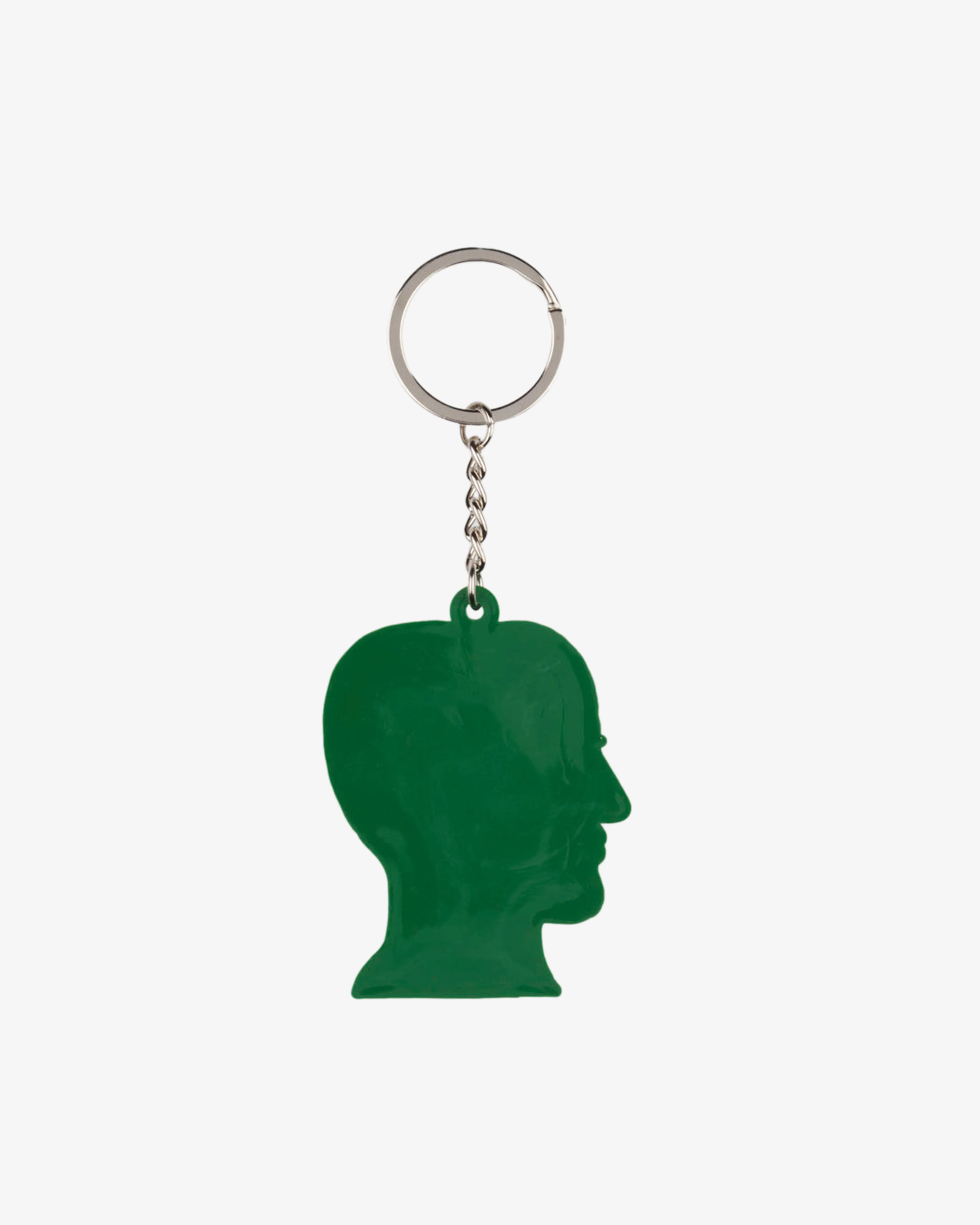 Brain Dead - Checkered Logohead Keychain - (Green/Multi) - Image 2