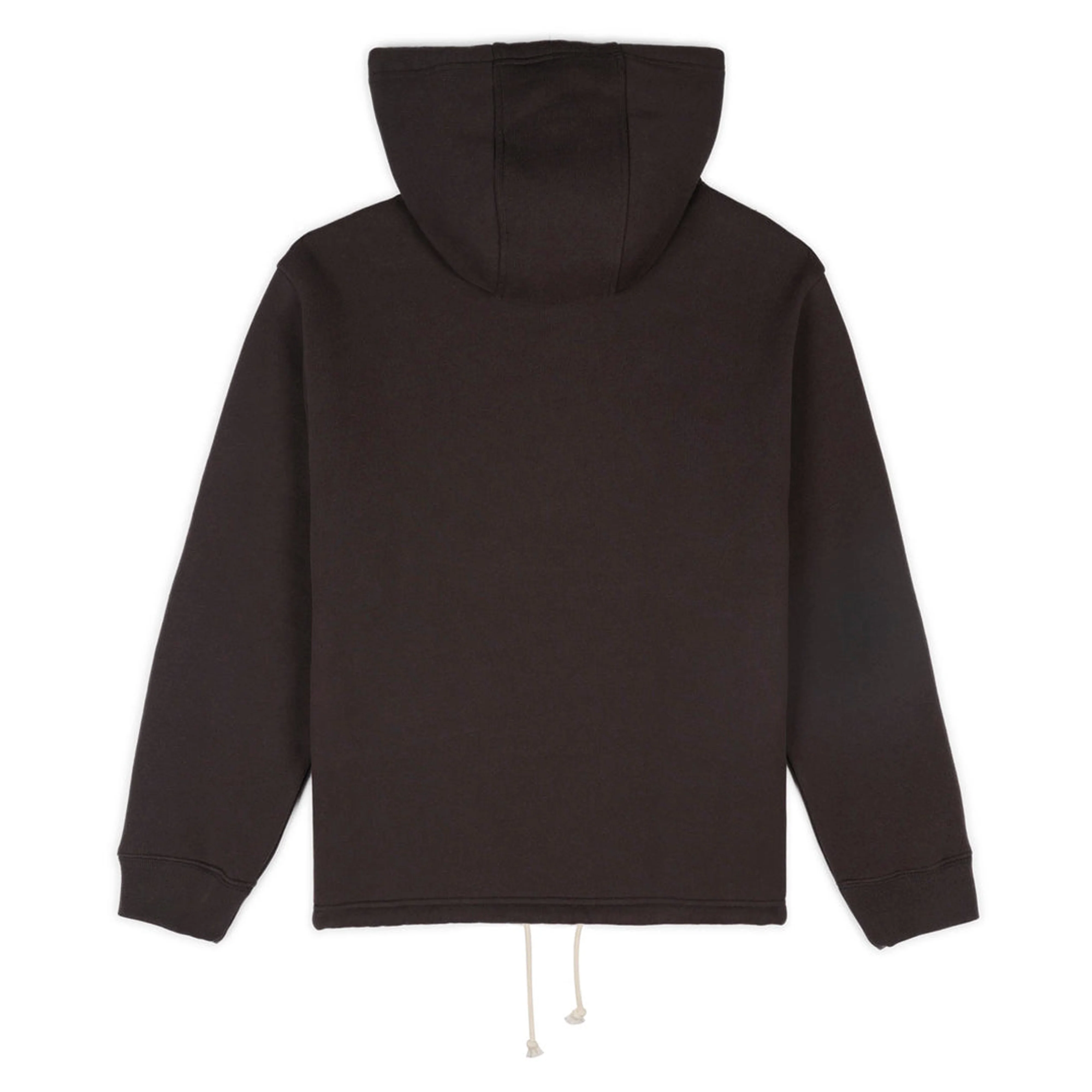Brain Dead - Men's Chenille  Emboidered Half Zip Hoodie - (Black) - Image 3