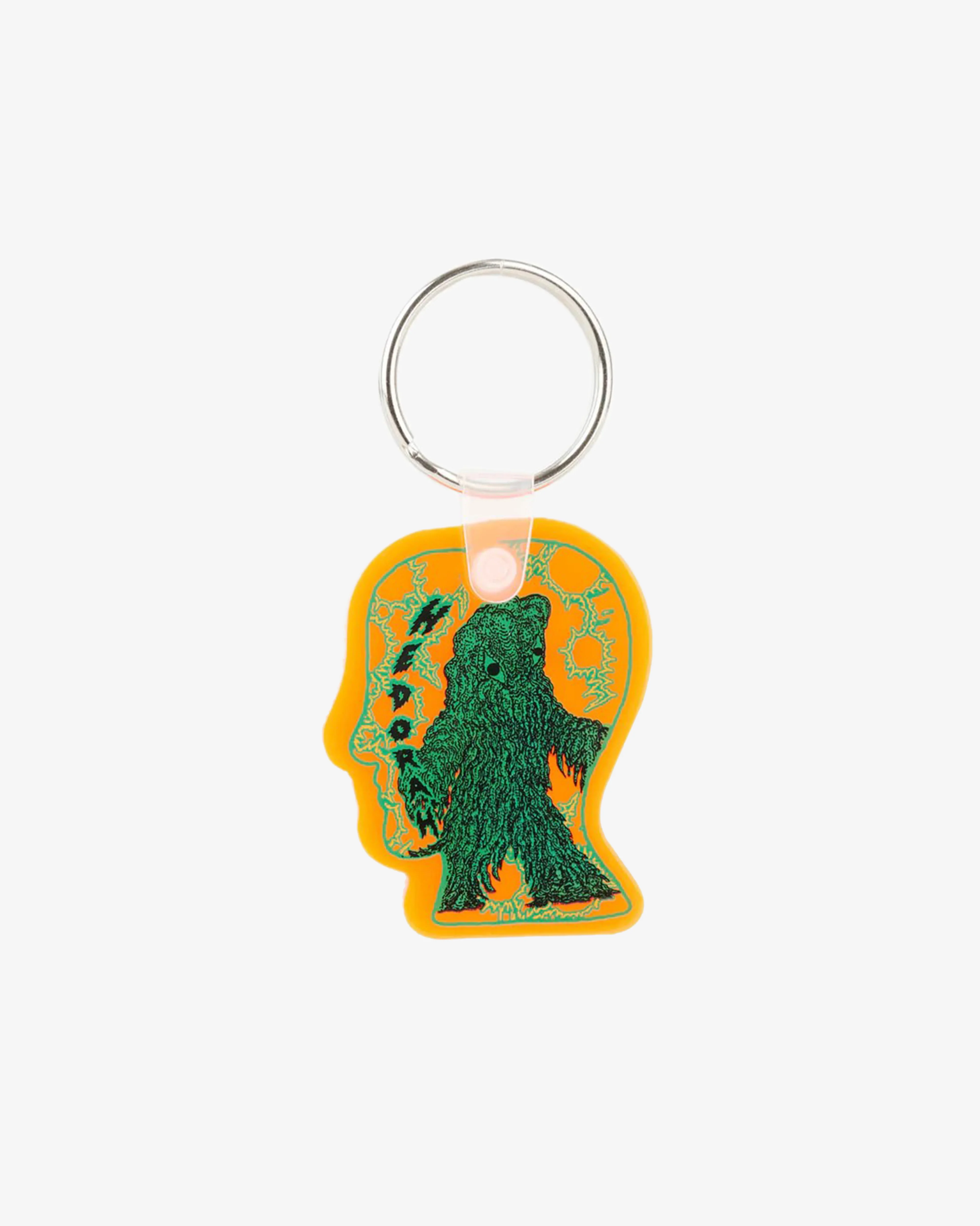 Brain Dead x Godzilla - Hedorah Logohead Keychain - (Clear Orange)