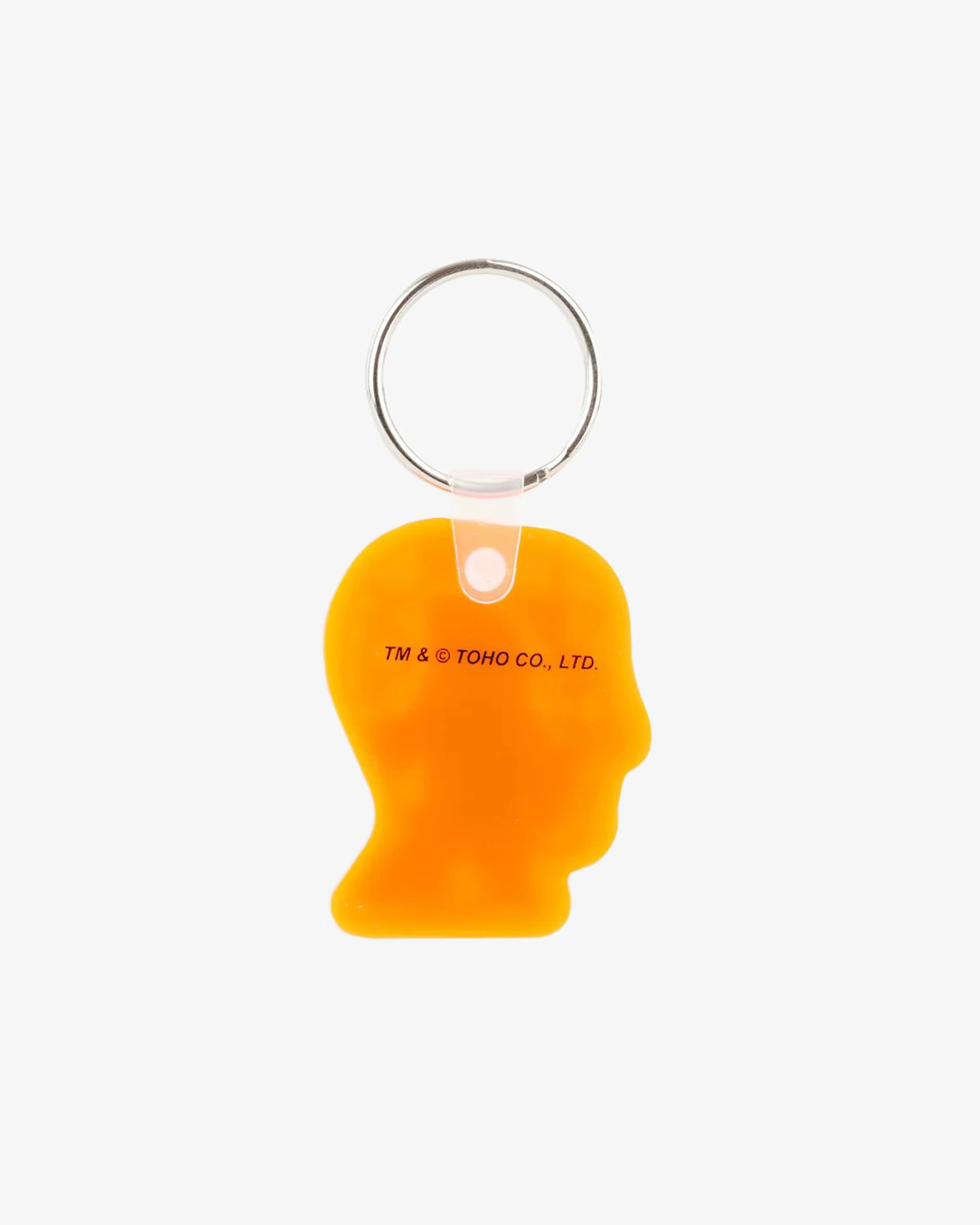 Brain Dead x Godzilla - Hedorah Logohead Keychain - (Clear Orange) - Image 2
