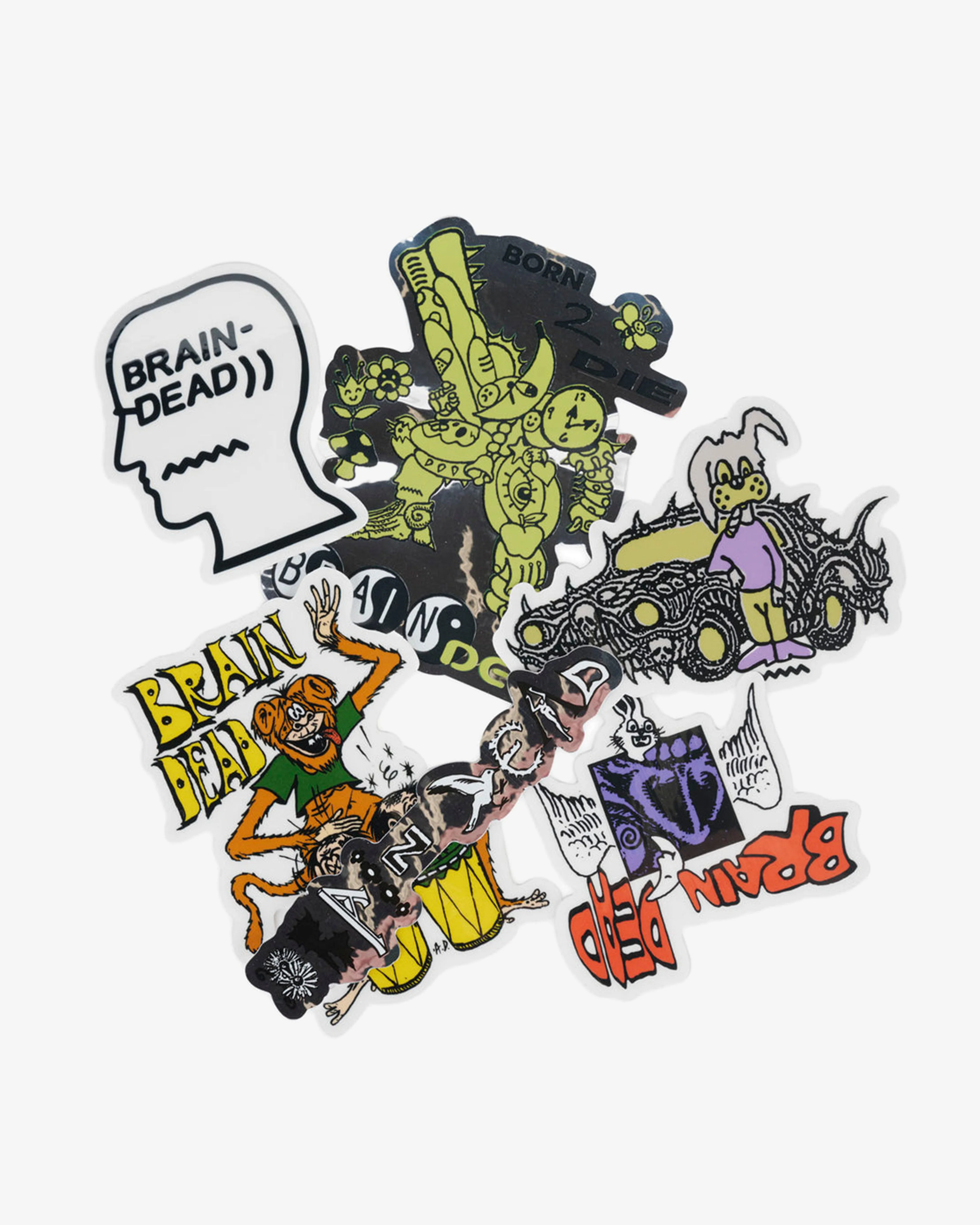 Brain Dead - Holiday Sticker Pack - (Multi) - Image 2