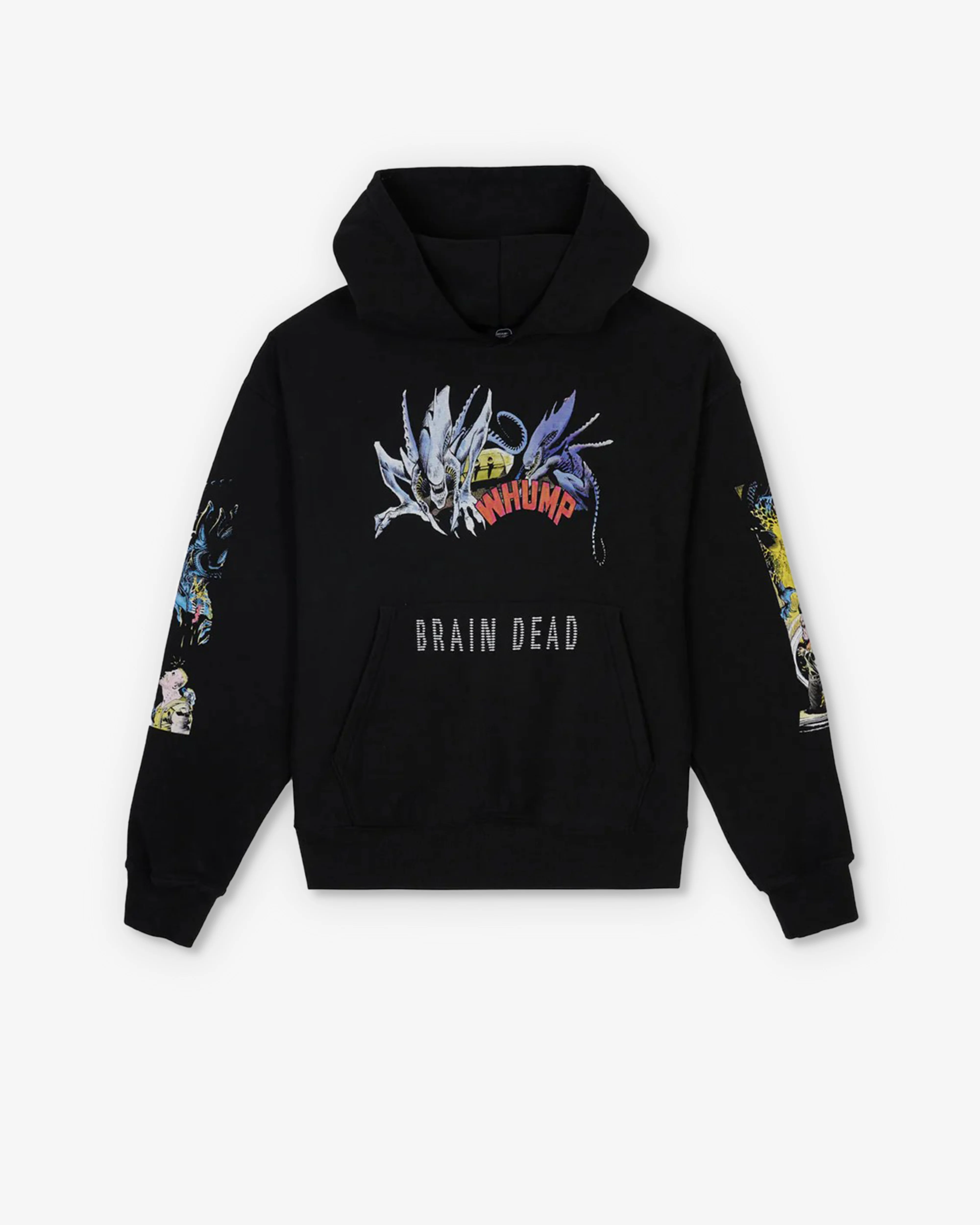 Brain Dead x Aliens - Men's Hoodie - (Black)