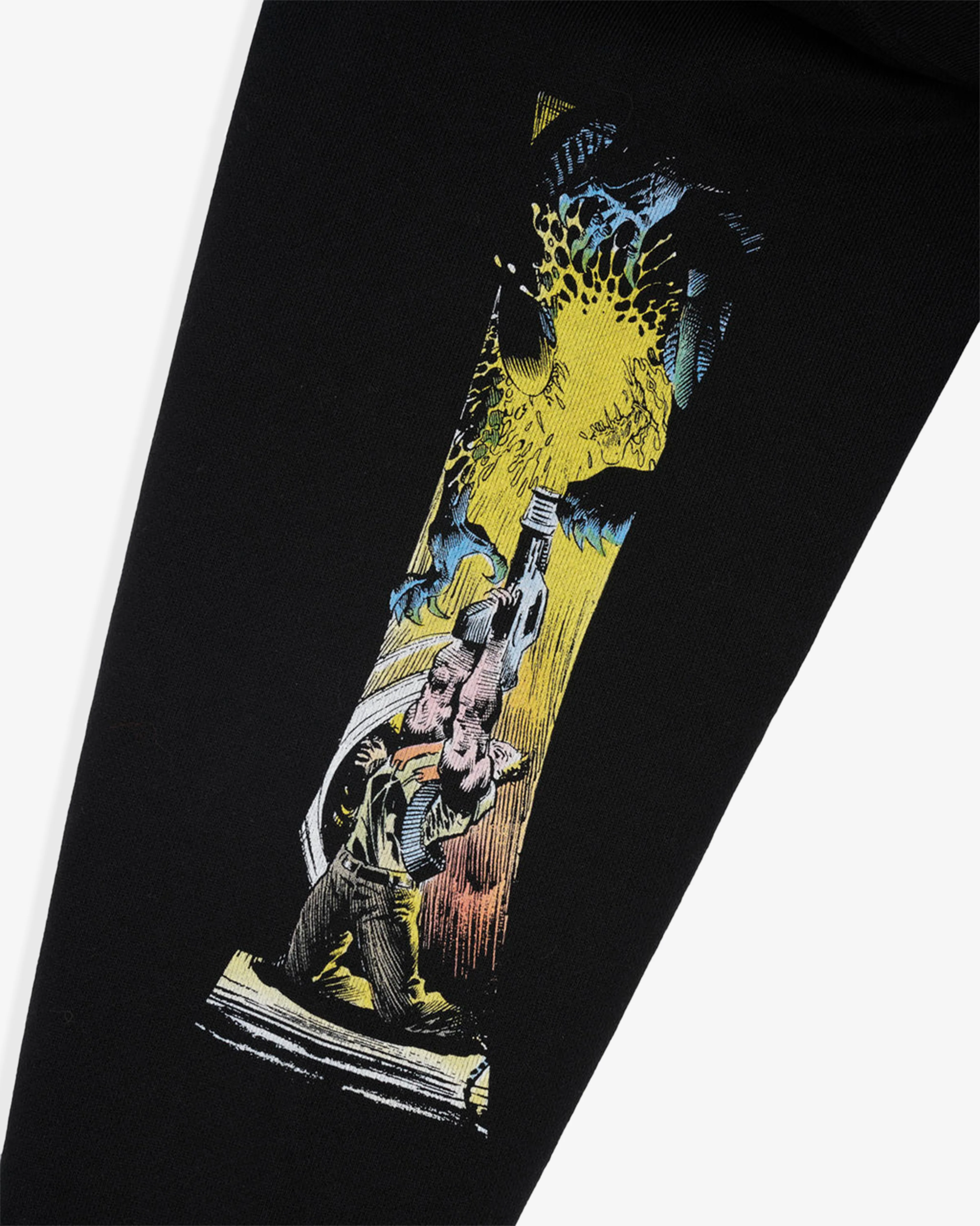 Brain Dead x Aliens - Men's Hoodie - (Black) - Image 5