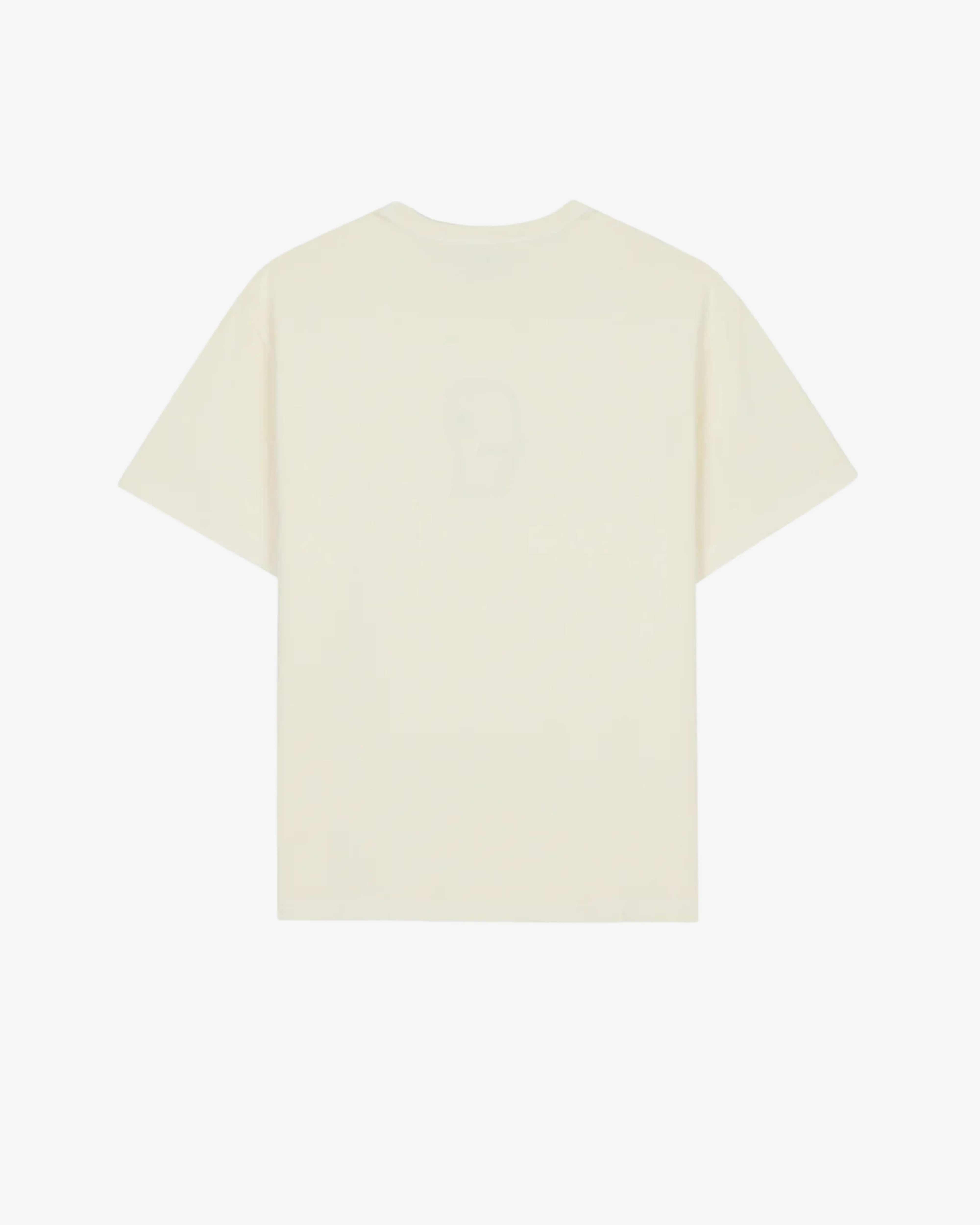 Brain Dead - Men's Heavyweight 3D Embroidery Logohead T-Shirt - (Natural) - Image 2