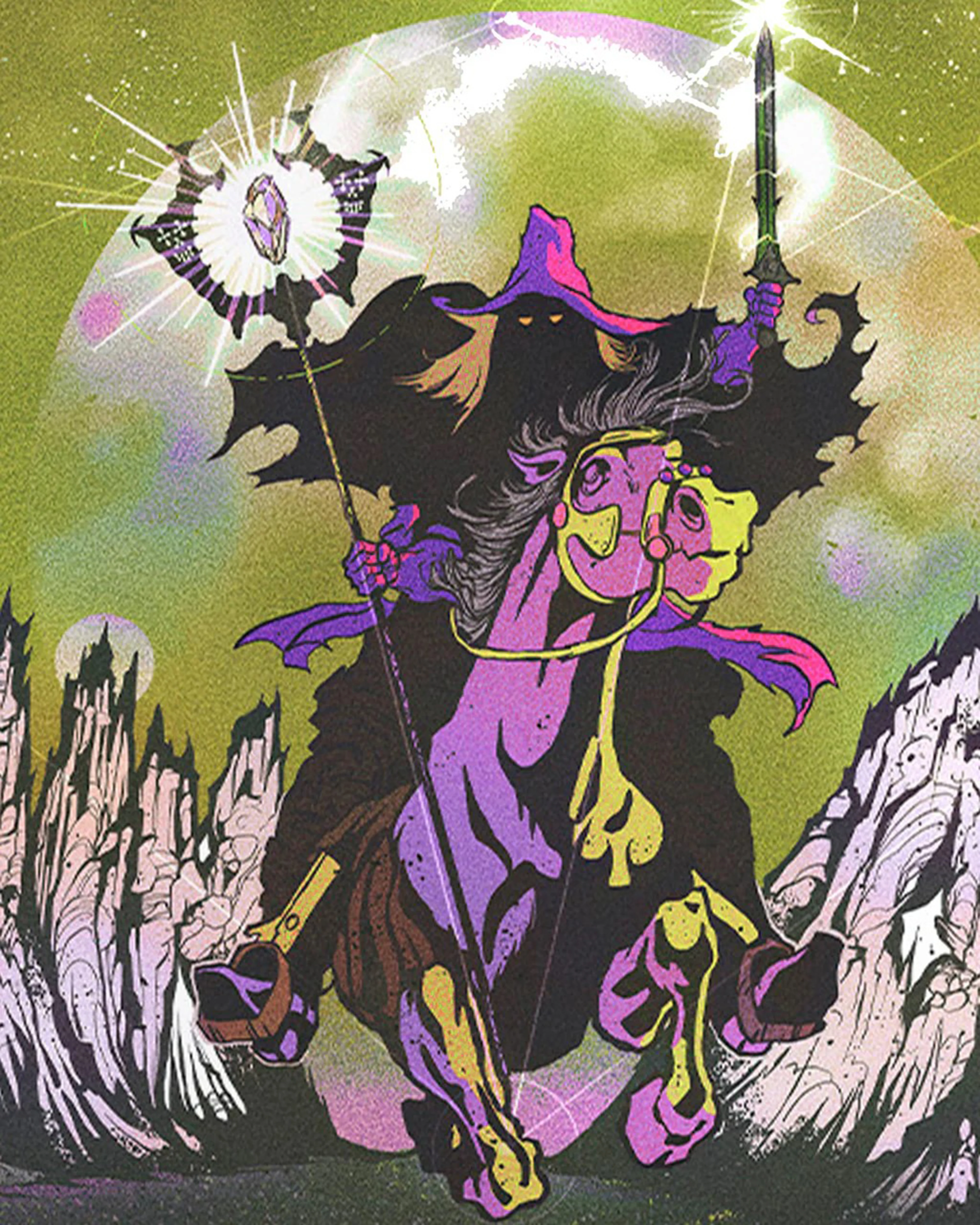 Brain Dead - Intrepid Horseman Playmat - (Green/Multi) - Image 2