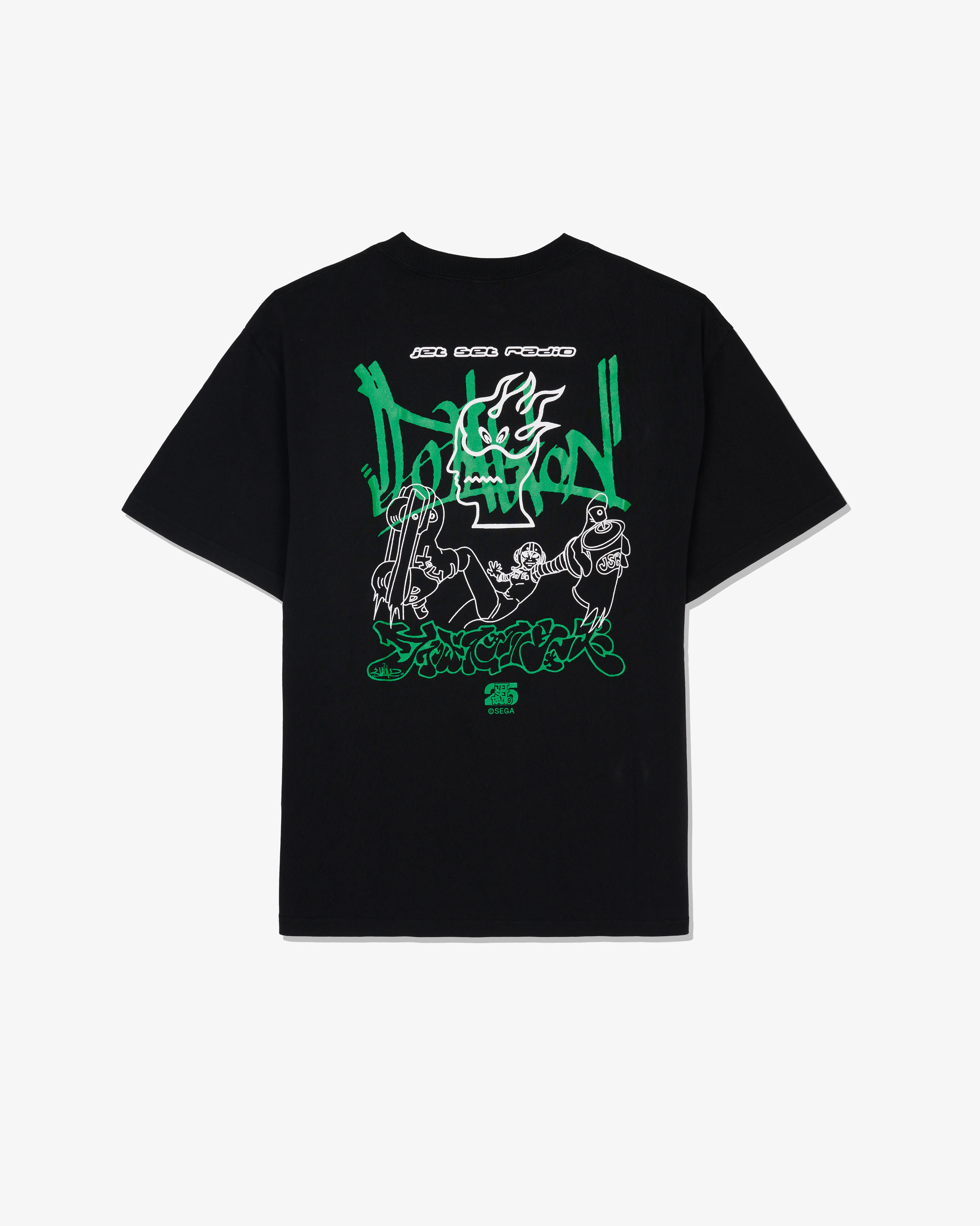 Brain Dead x Sega - Men's Jet Set Radio T-Shirt - (Black) - Image 2