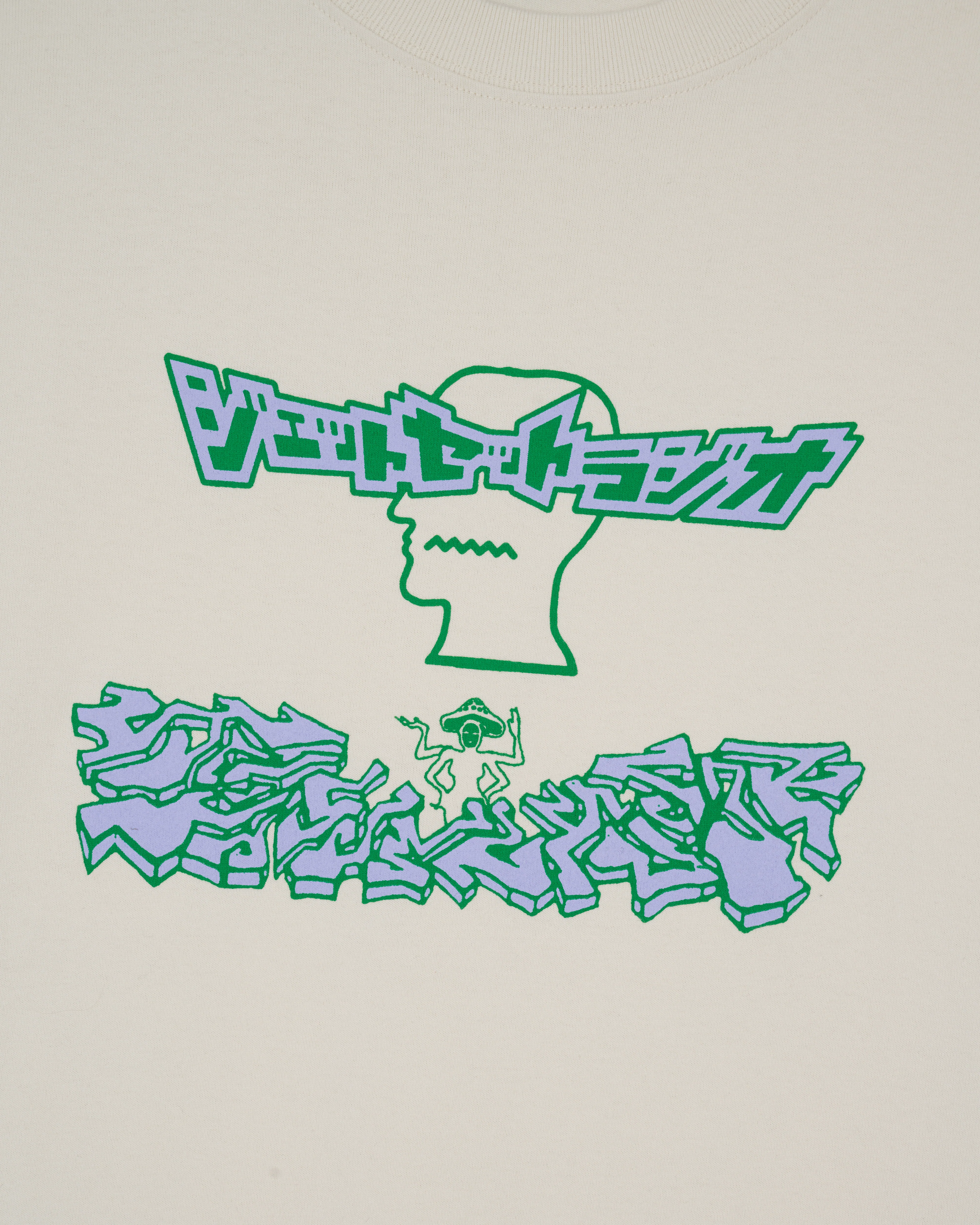 Brain Dead x Sega - Men's Jet Set Radio T-Shirt - (Natural) - Image 3