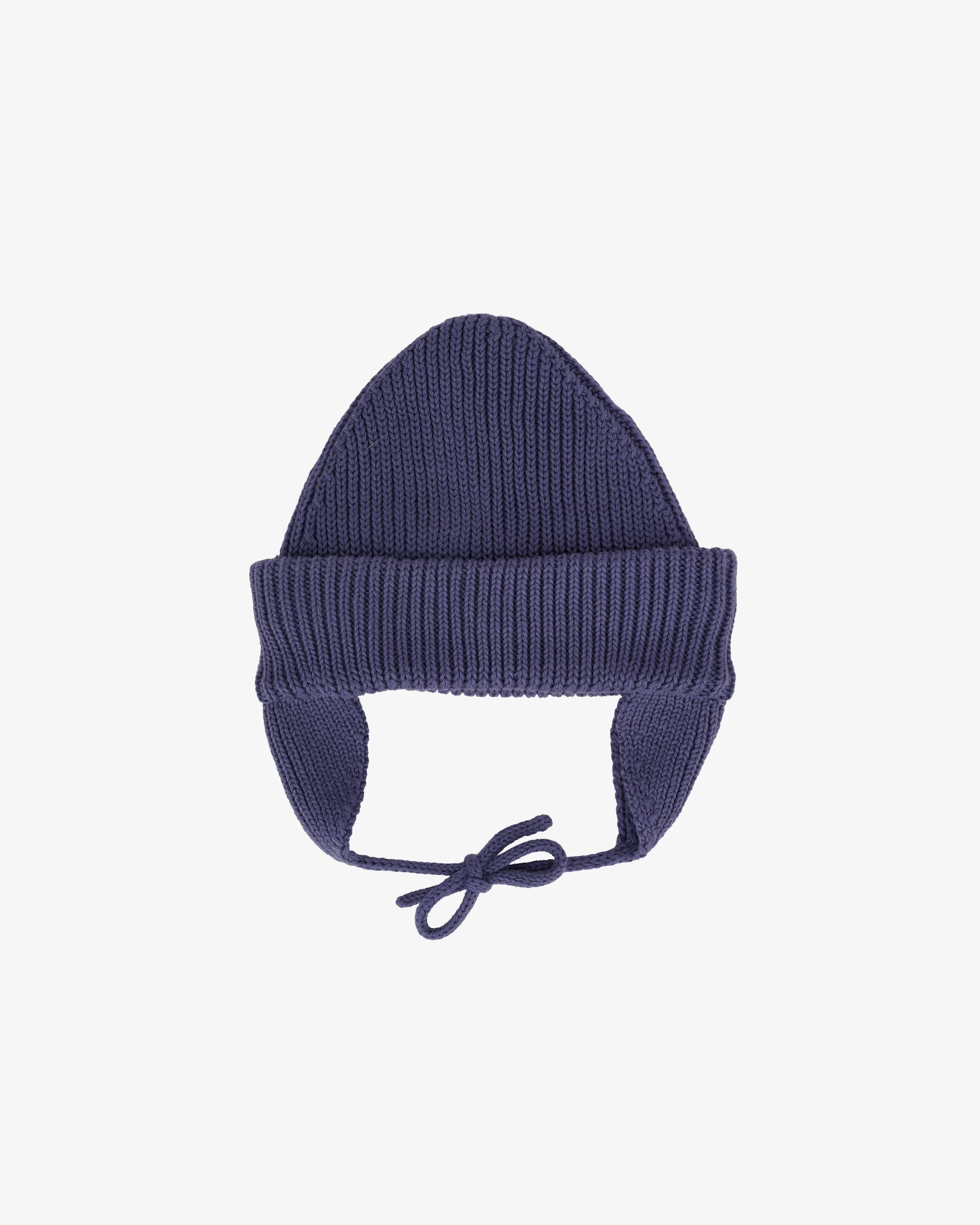 Brain Dead - Men's Knitted Ear Flap Beanie - (Blue) - Image 2