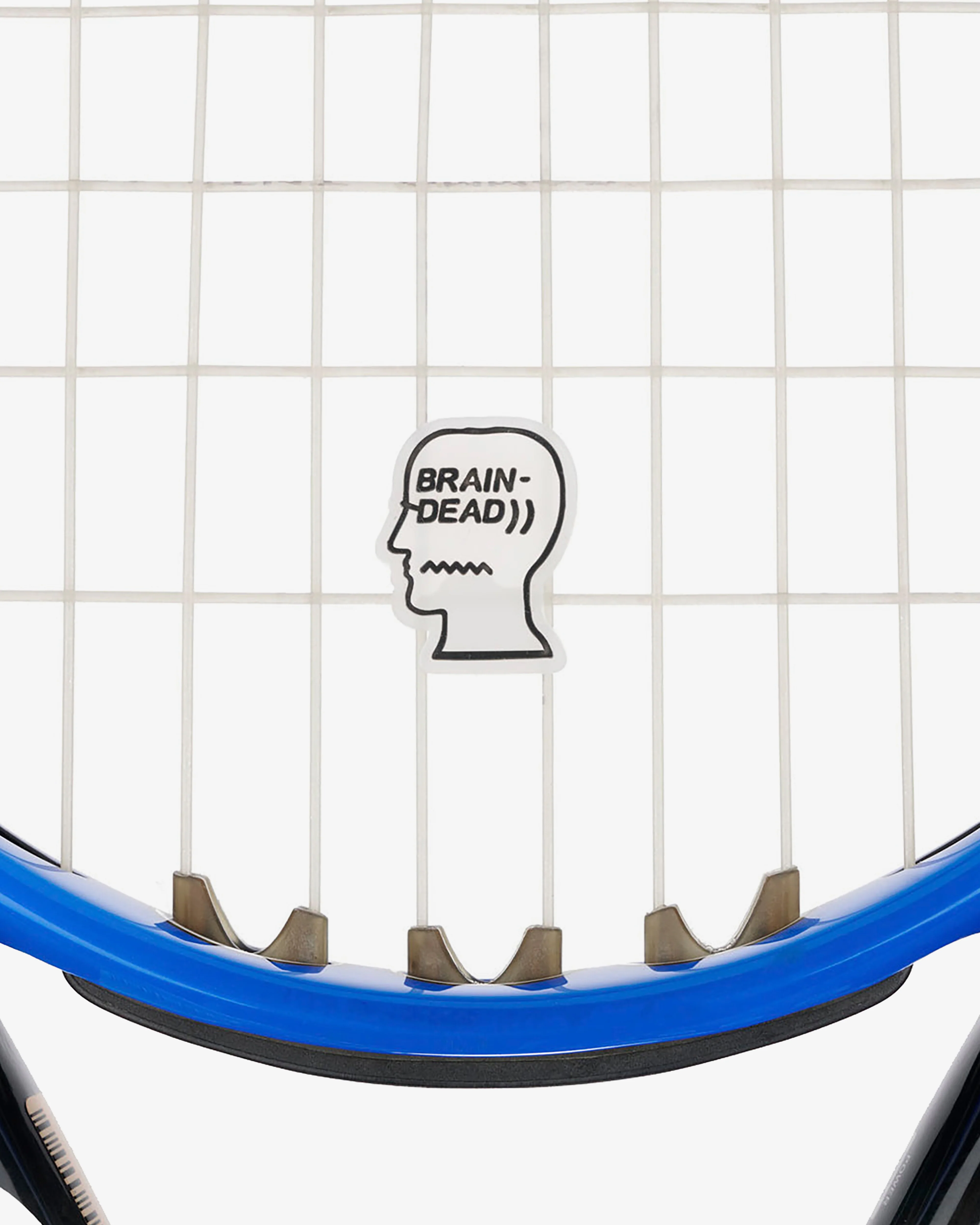 Brain Dead - Men's Logo Head Tennis Dampener - (White) - Image 4