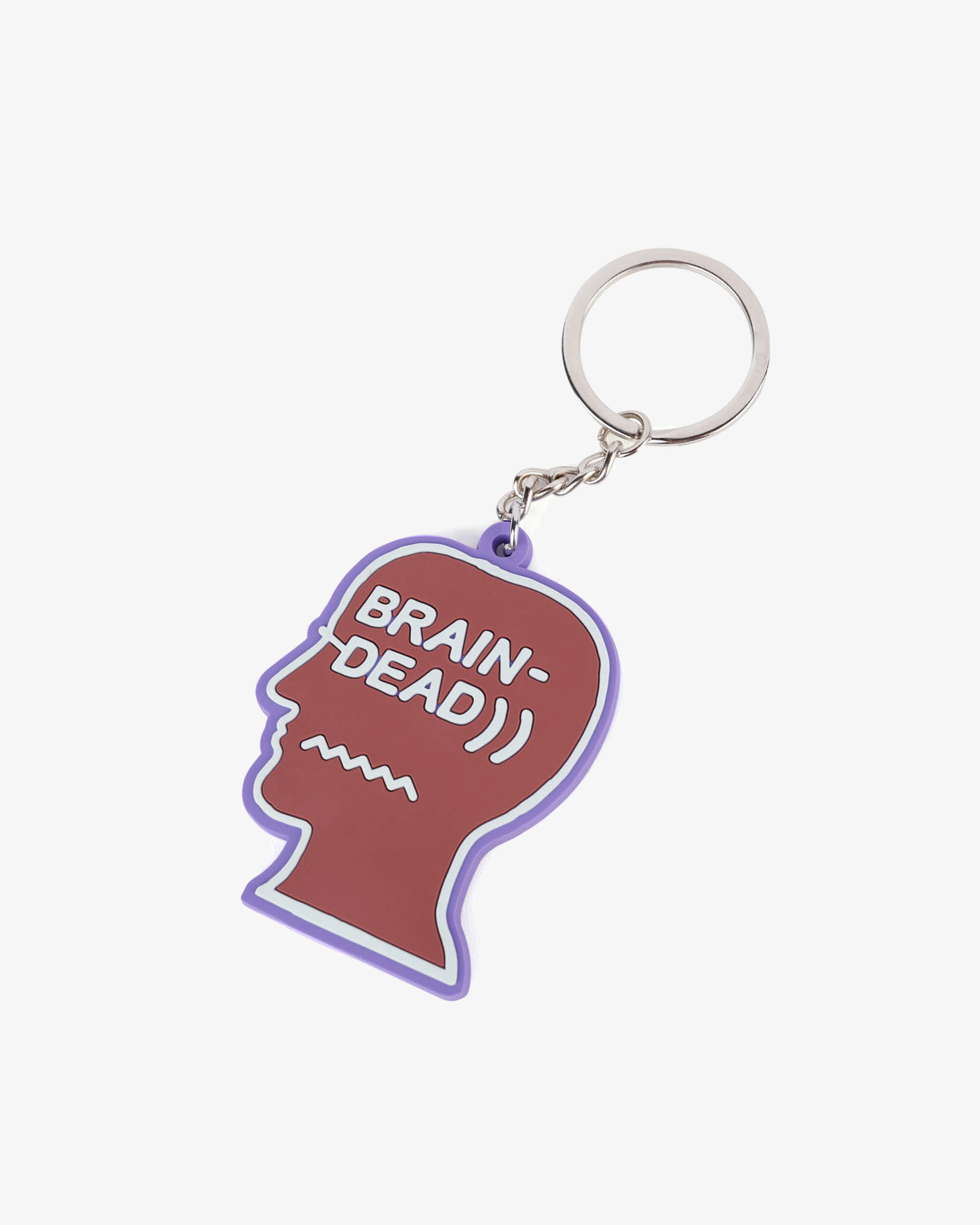 Brain Dead - Logohead Keychain - (Red) - Image 2