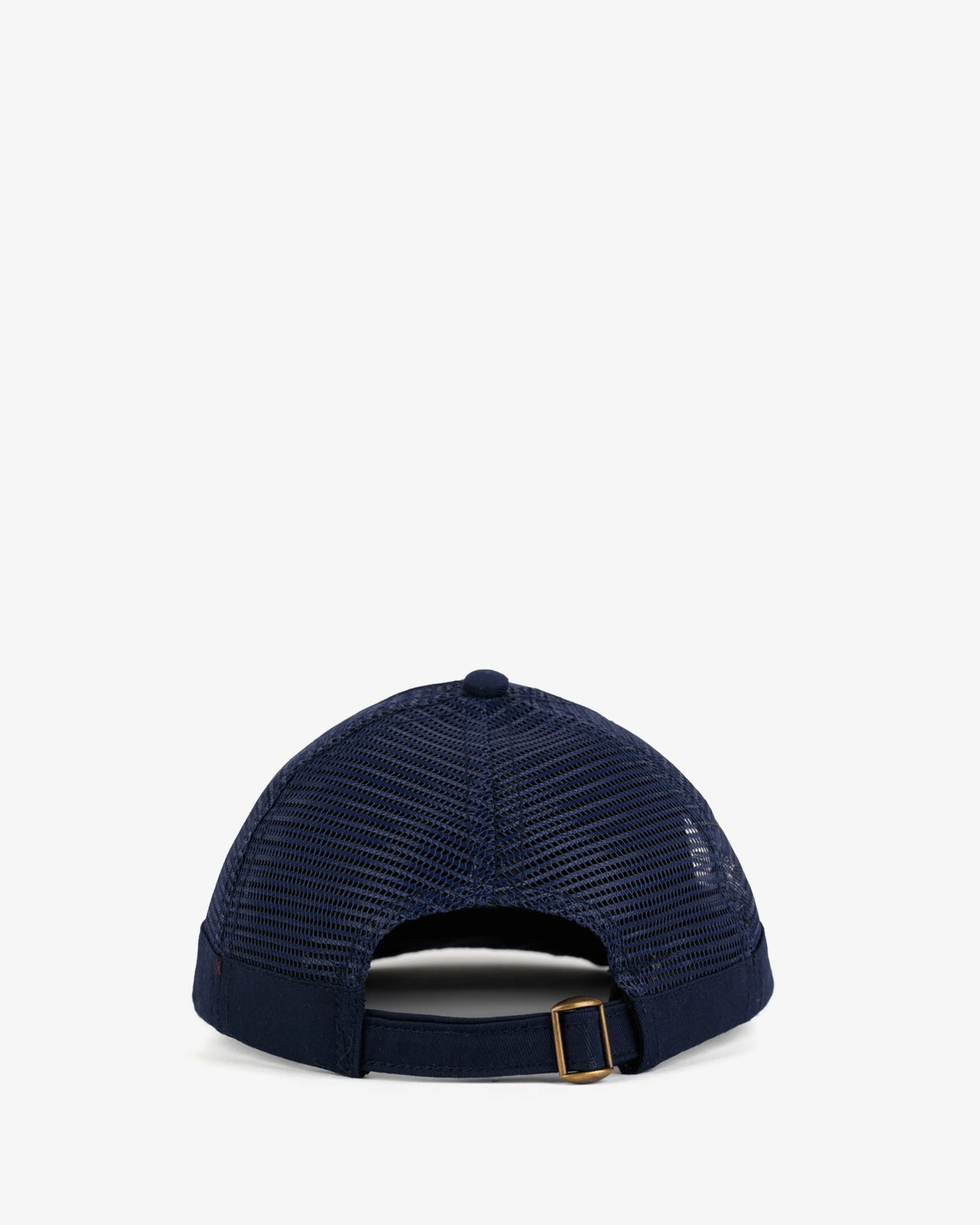 Brain Dead - Men's Logohead Long Mesh Panel Hat - (Navy) - Image 3