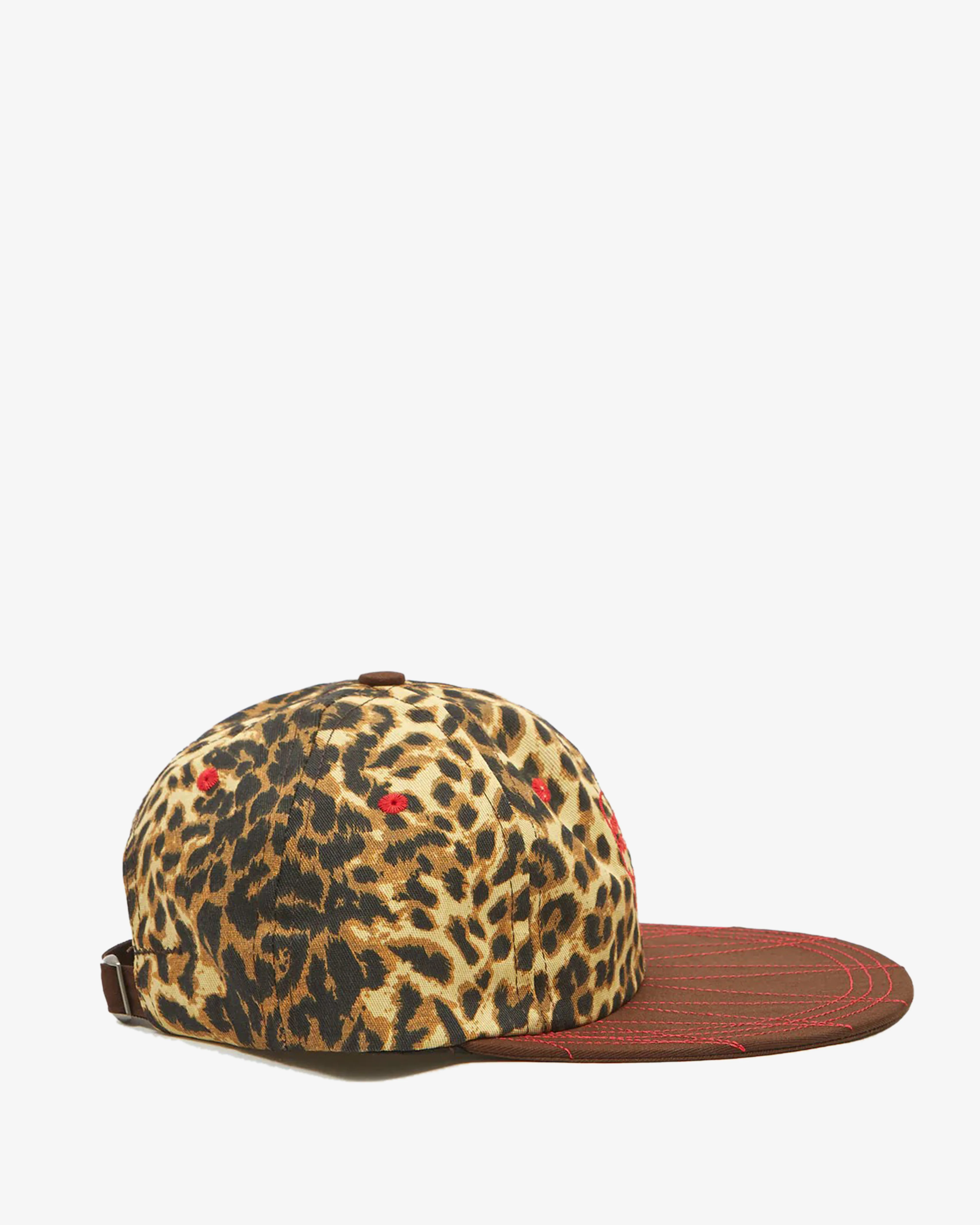 Brain Dead - Men's Logohead Longbrim Hat - (Leopard) - Image 3