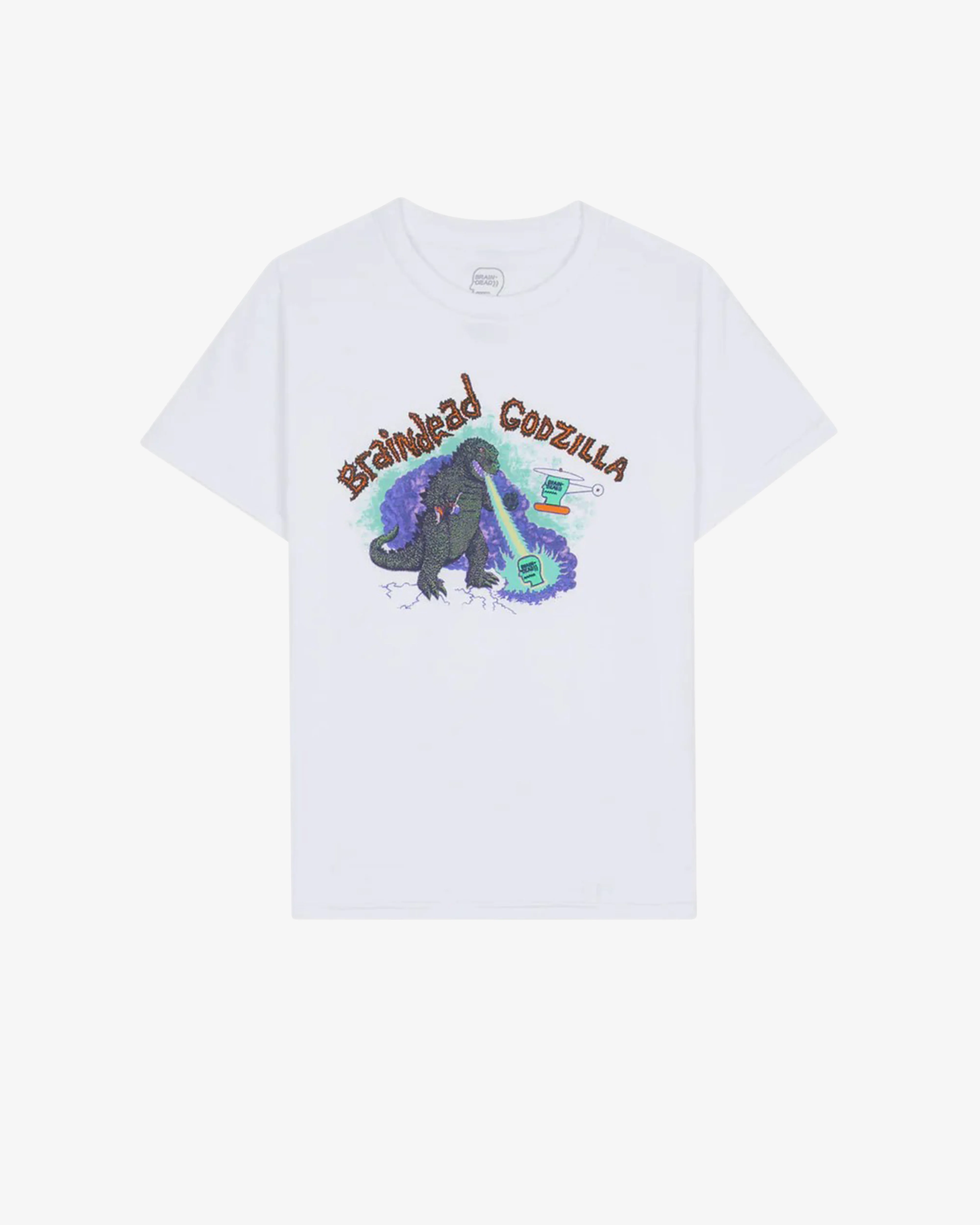 Brain Dead - Godzilla Kids Maquette T-Shirt - (White)