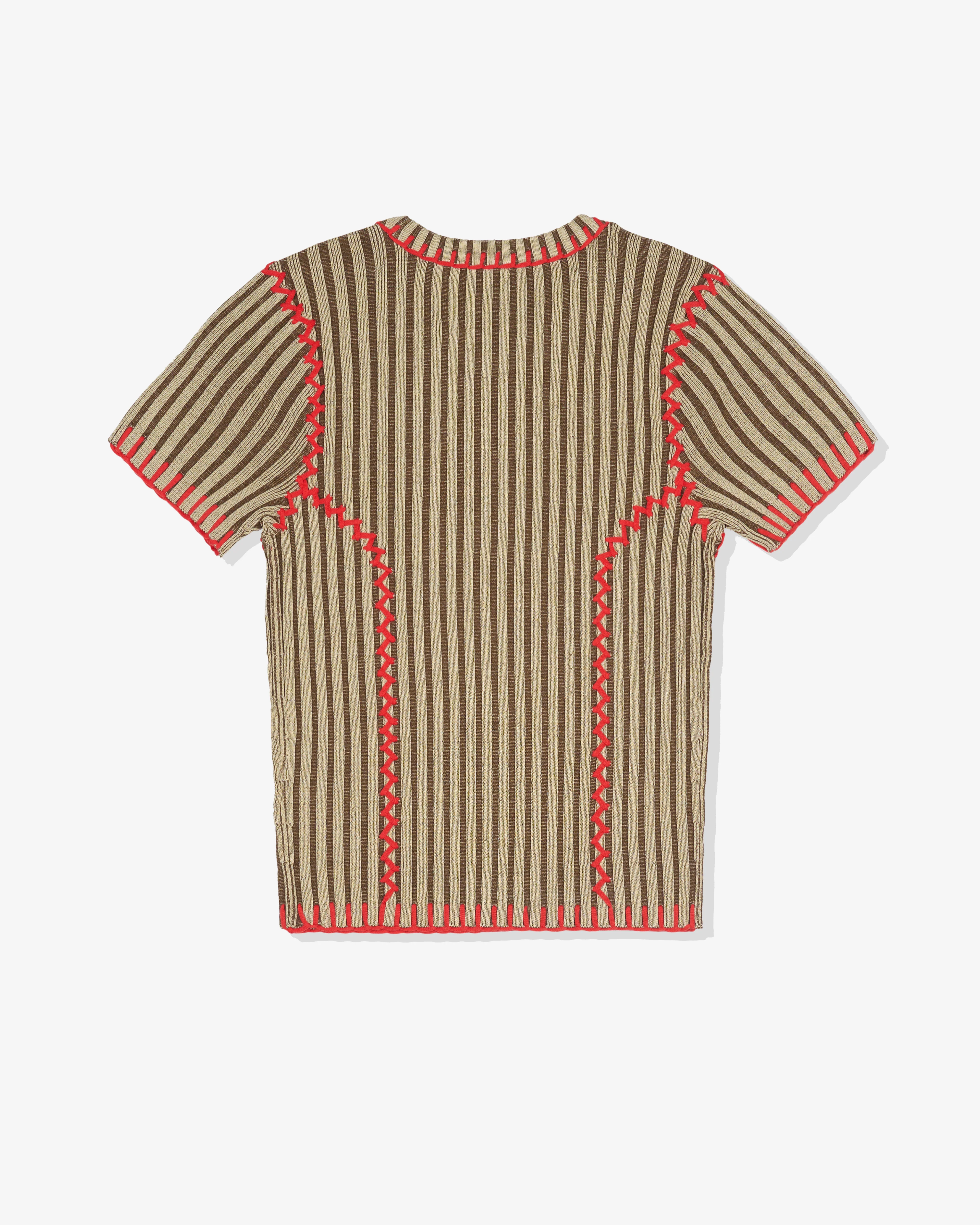 Brain Dead - Women's Mariel Sport Knit Top - (Sand) - Image 2