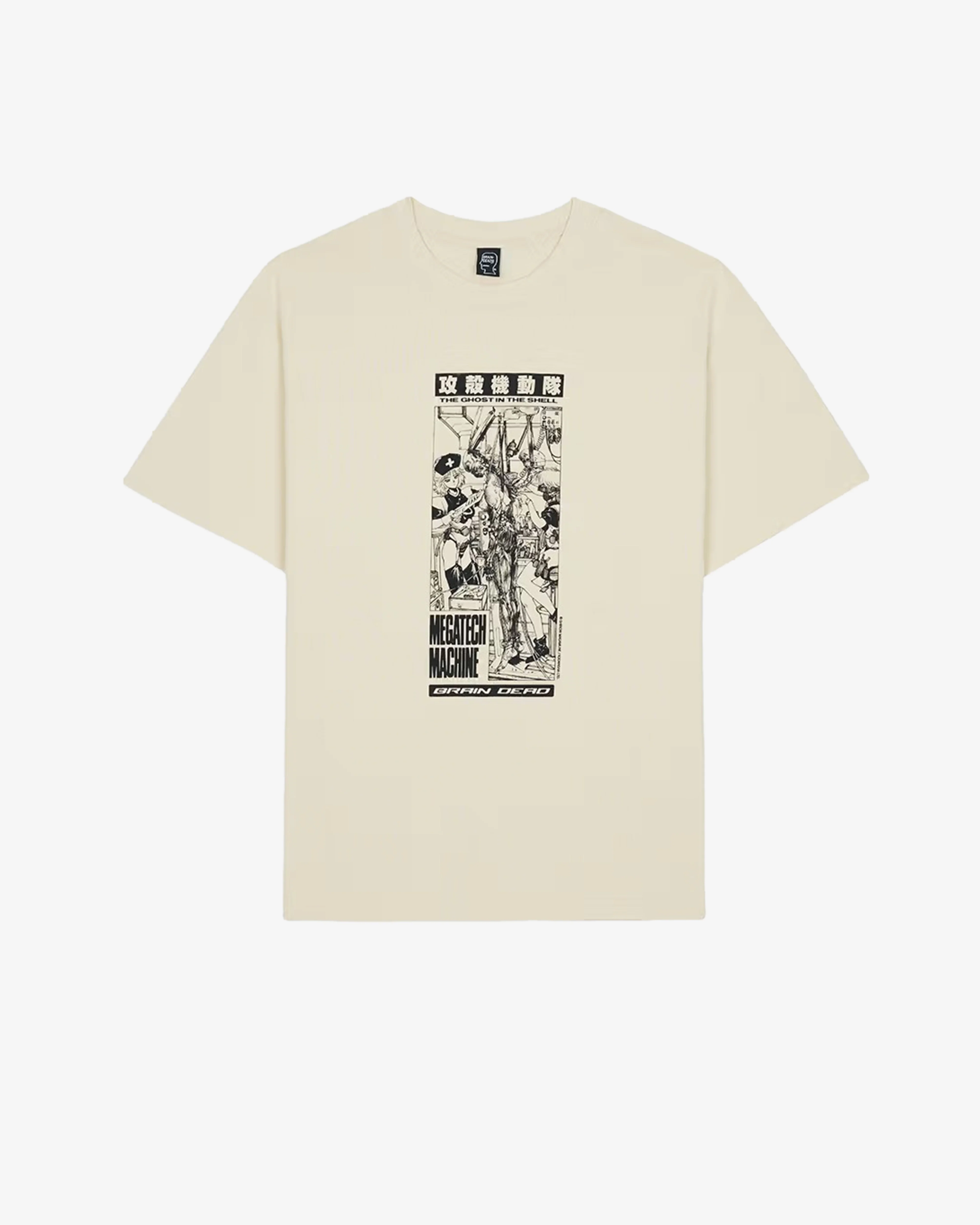 Brain Dead - Ghost In The Shell Men's Megatech Machine T-shirt - (Natural)