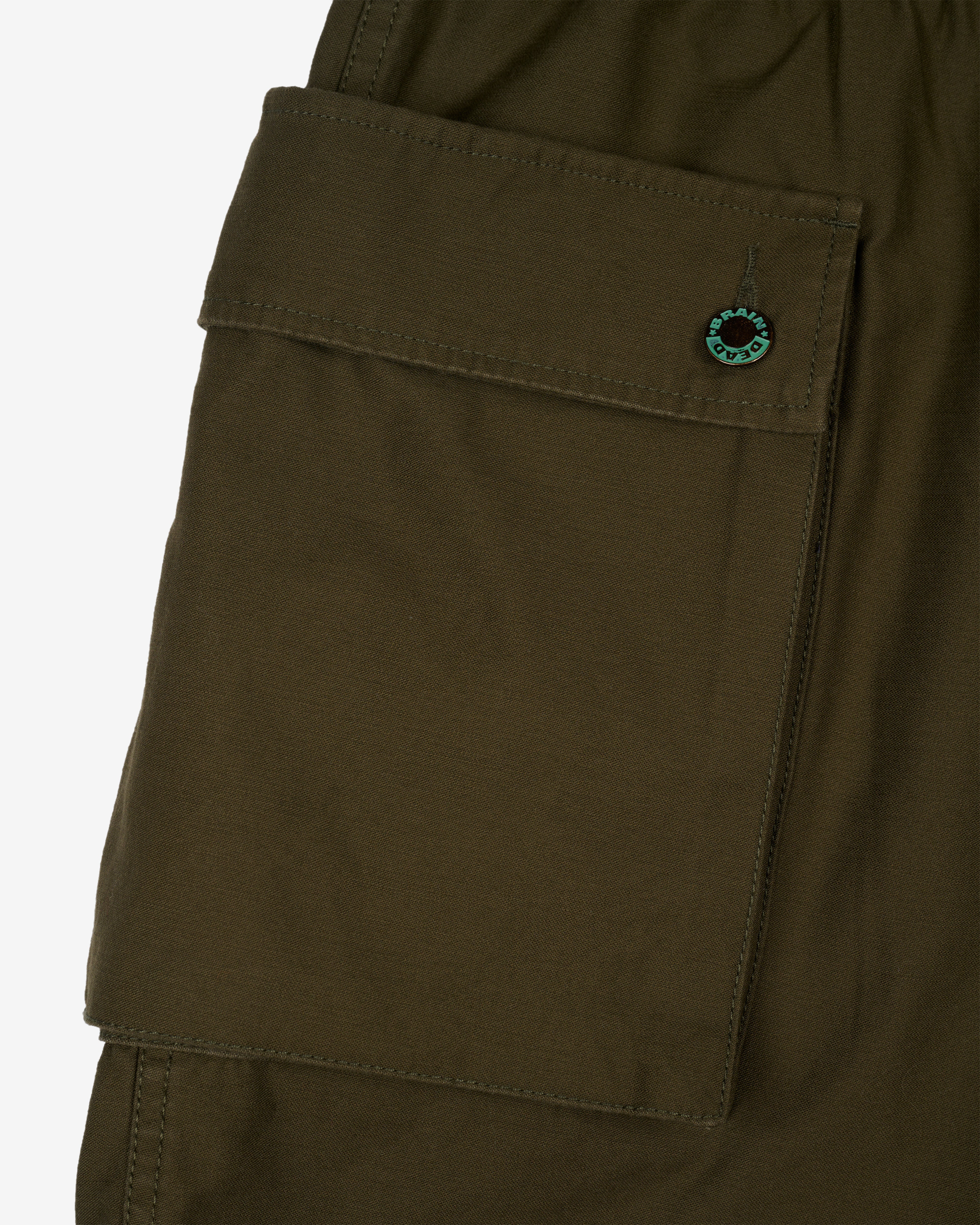 Brain Dead - Men's Military Climber Short - (Olive) - Image 3