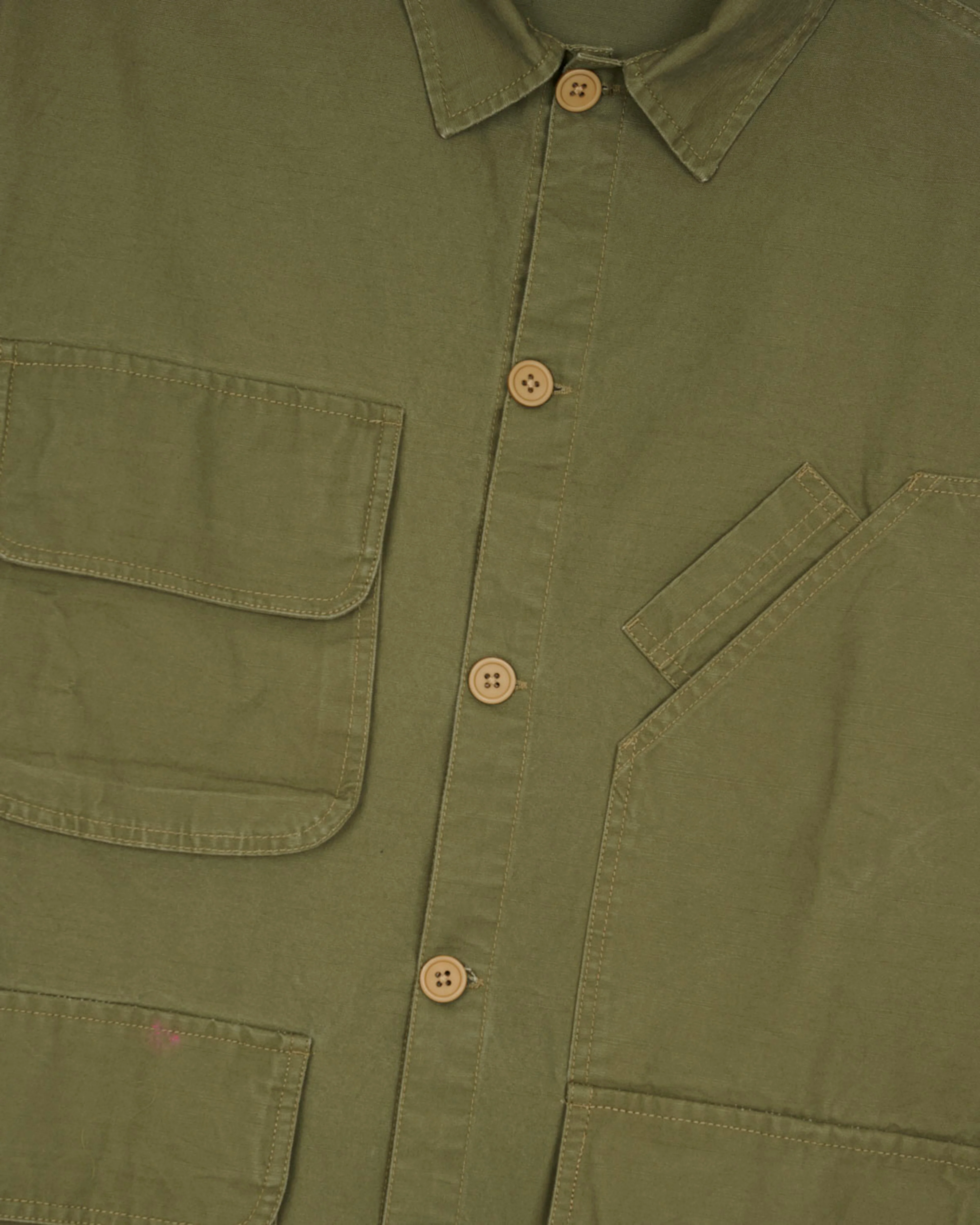 Brain Dead - Men's Military Shirt Jacket - (Army) - Image 3