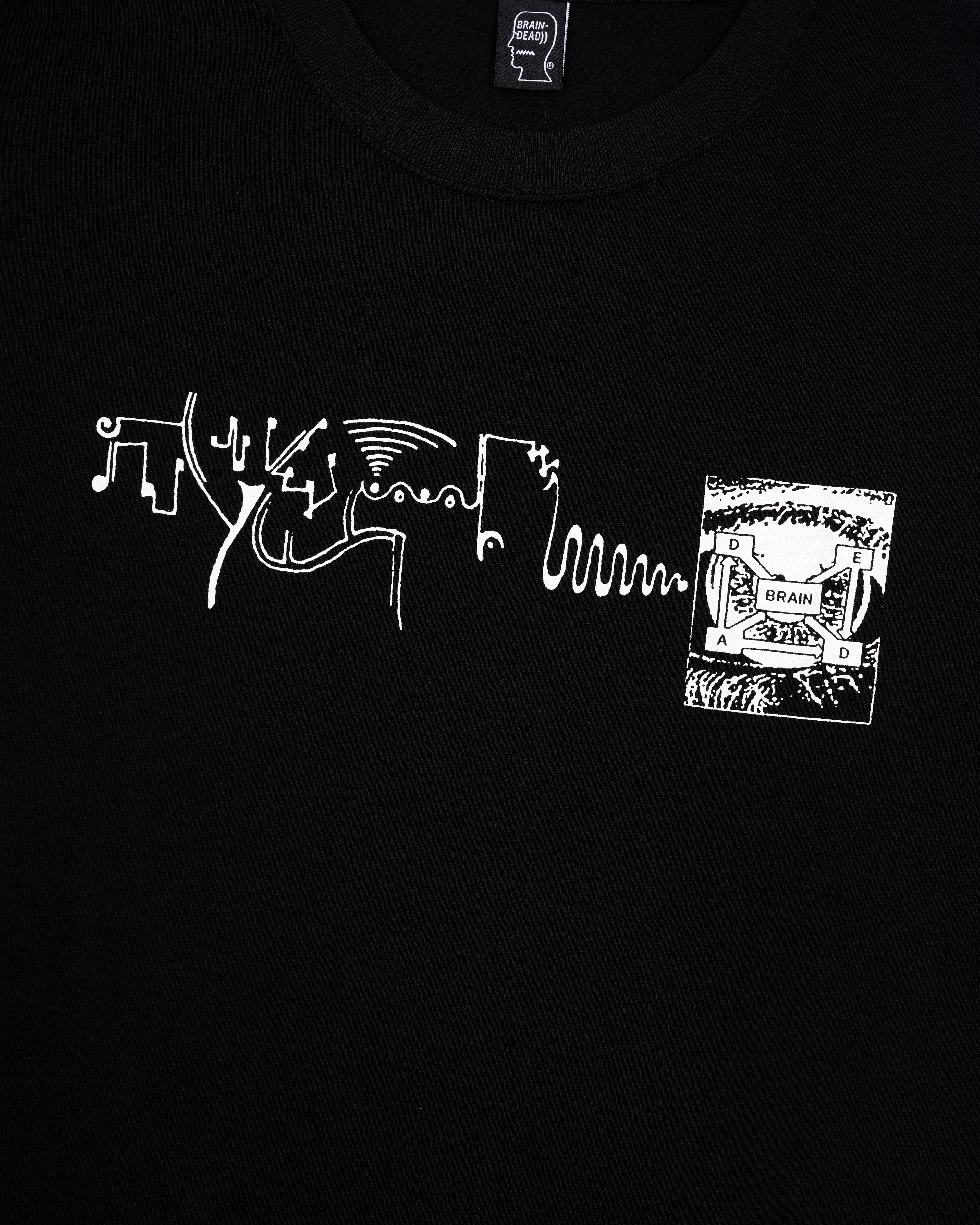 Brain Dead - Men's Multi Vision Long Sleeve T-Shirt - (Black) - Image 3