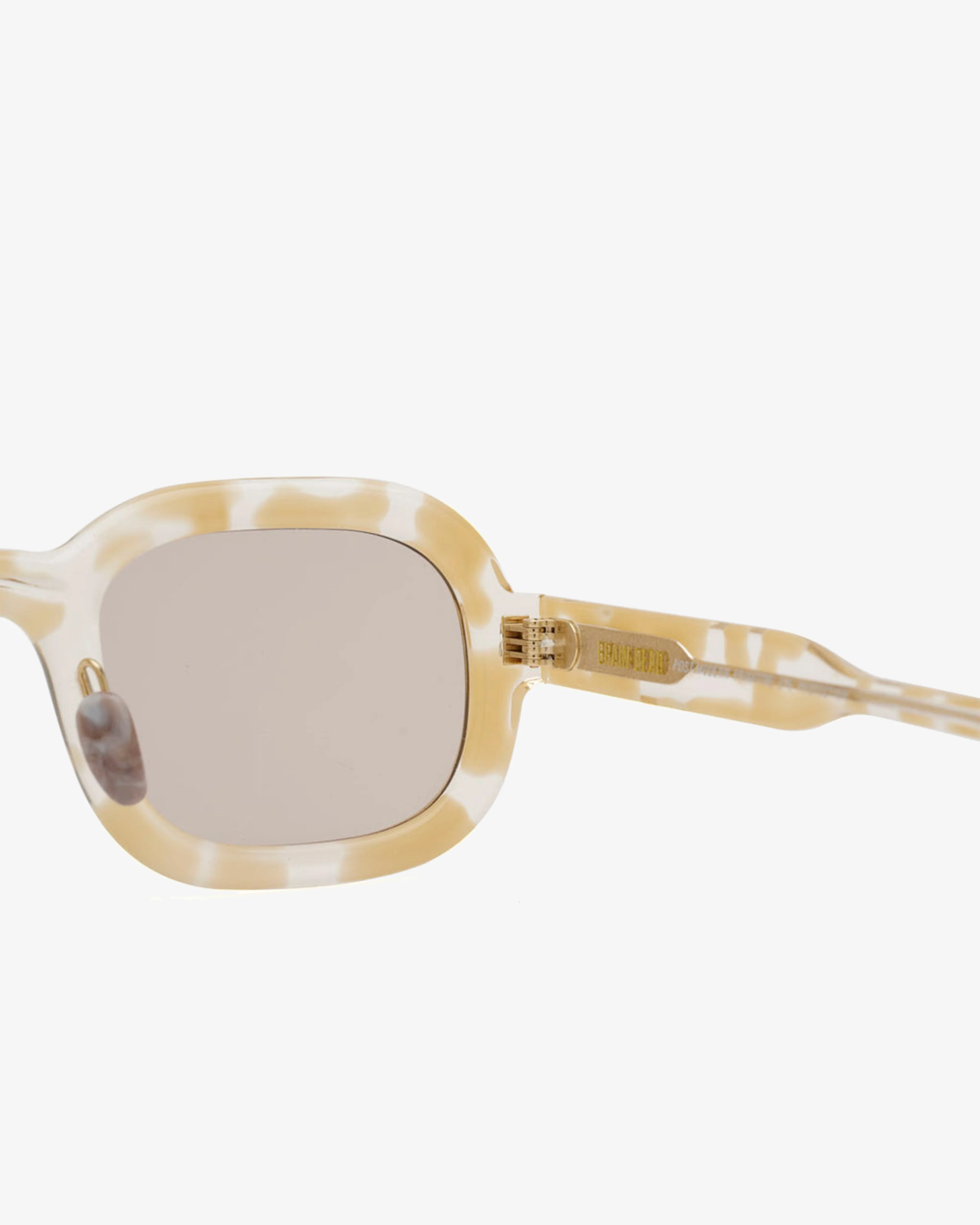 Brain Dead - Newman Post Modern Primitive Eye Protection Sunglasses - (Milk/Tortoise) - Image 3