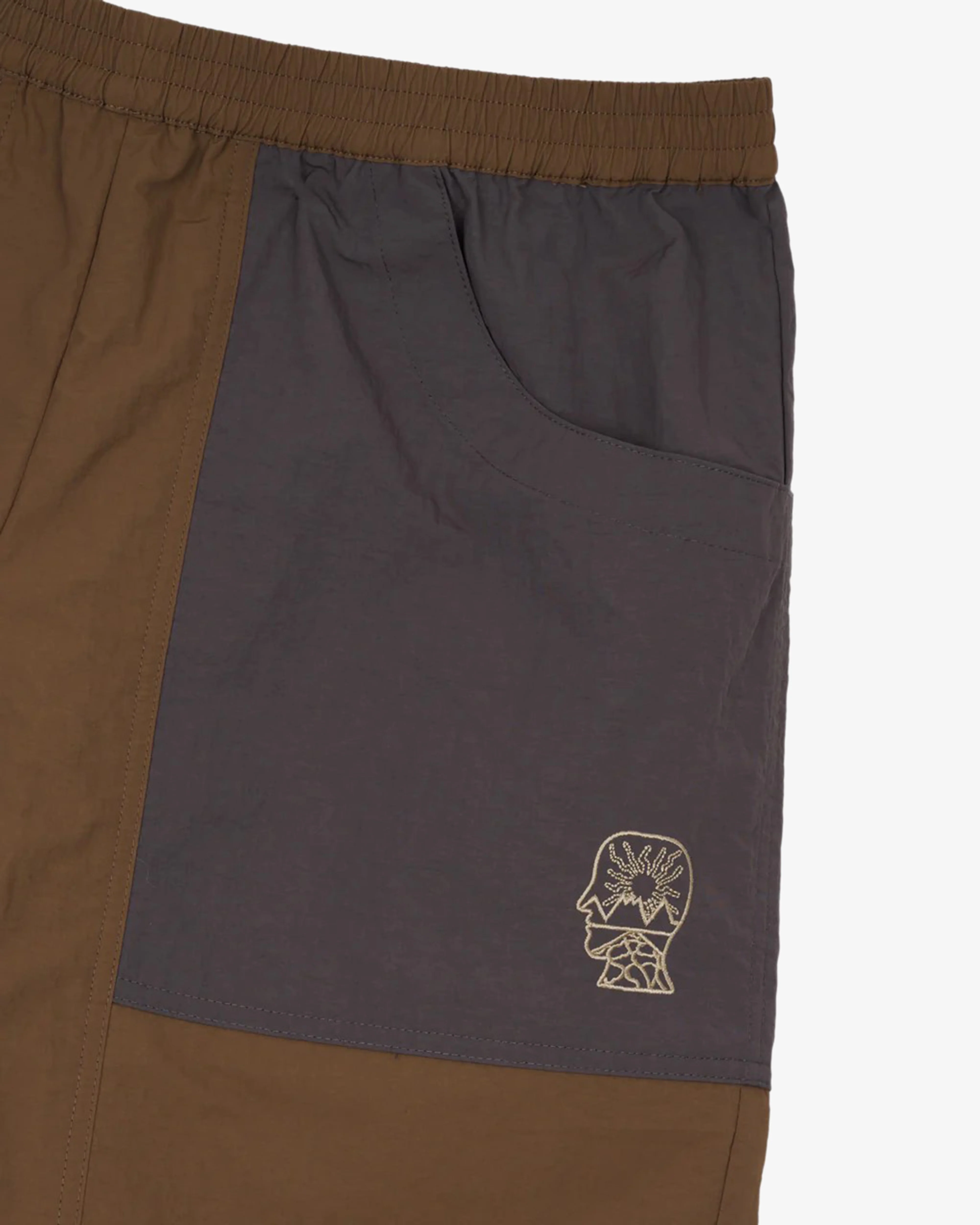 Brain Dead - Men's Nylon Equipment Utility Short - (Brown) - Image 3