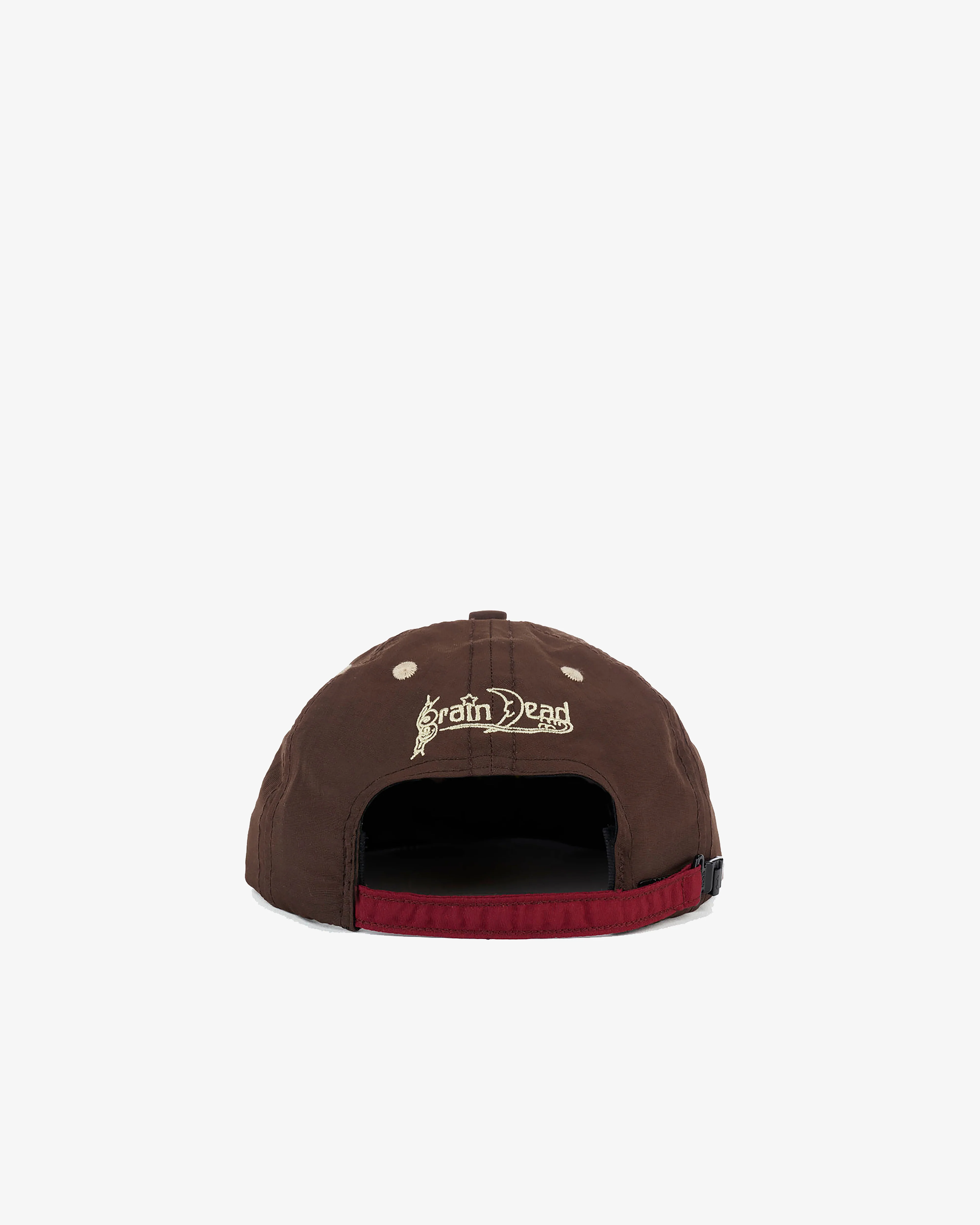 Brain Dead - Men's Nylon Tennis Hat - (Brown) - Image 3