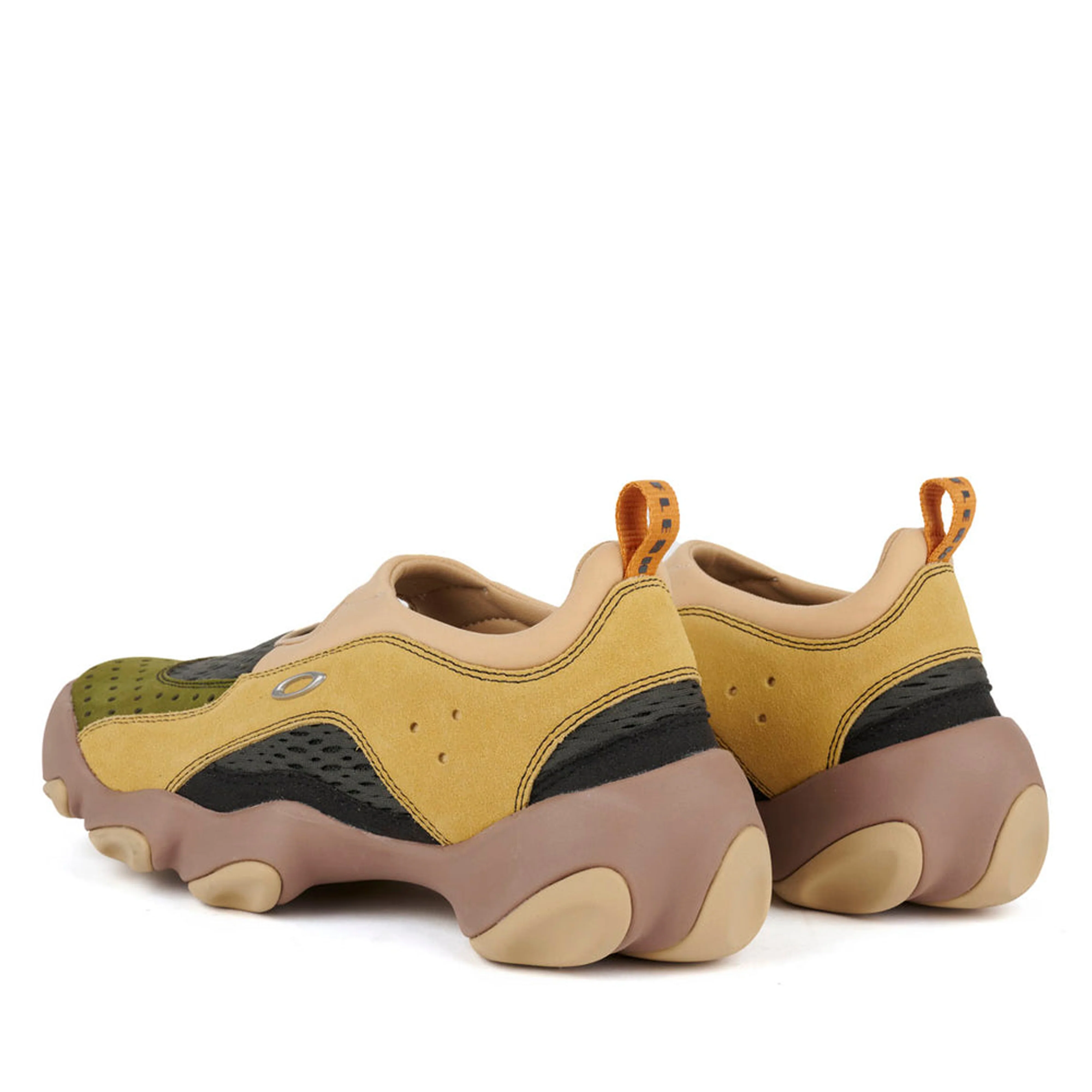 Brain Dead - Men's Oakley Factory Team Flesh Sneakers - (Whey/Multi) - Image 3