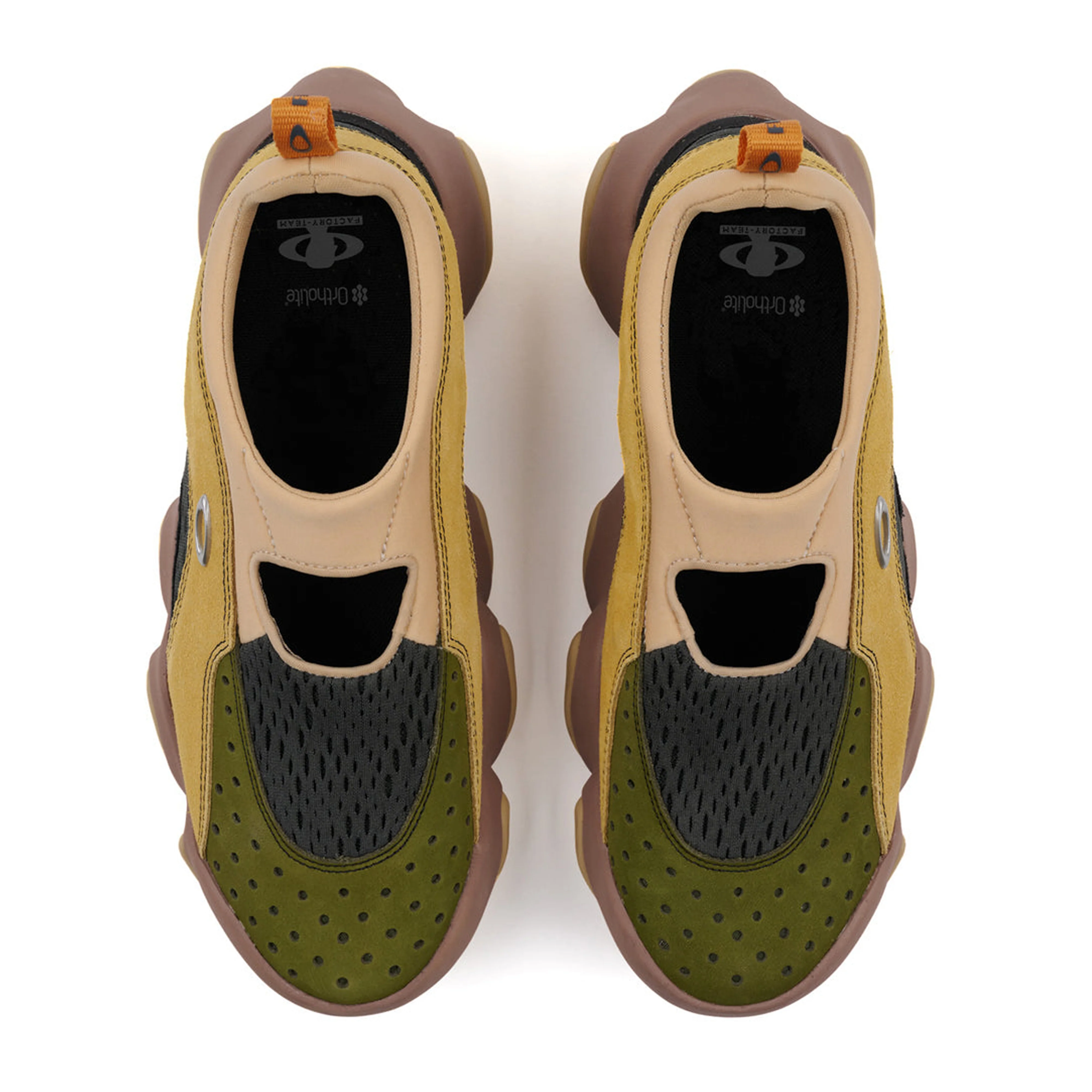 Brain Dead - Men's Oakley Factory Team Flesh Sneakers - (Whey/Multi) - Image 4