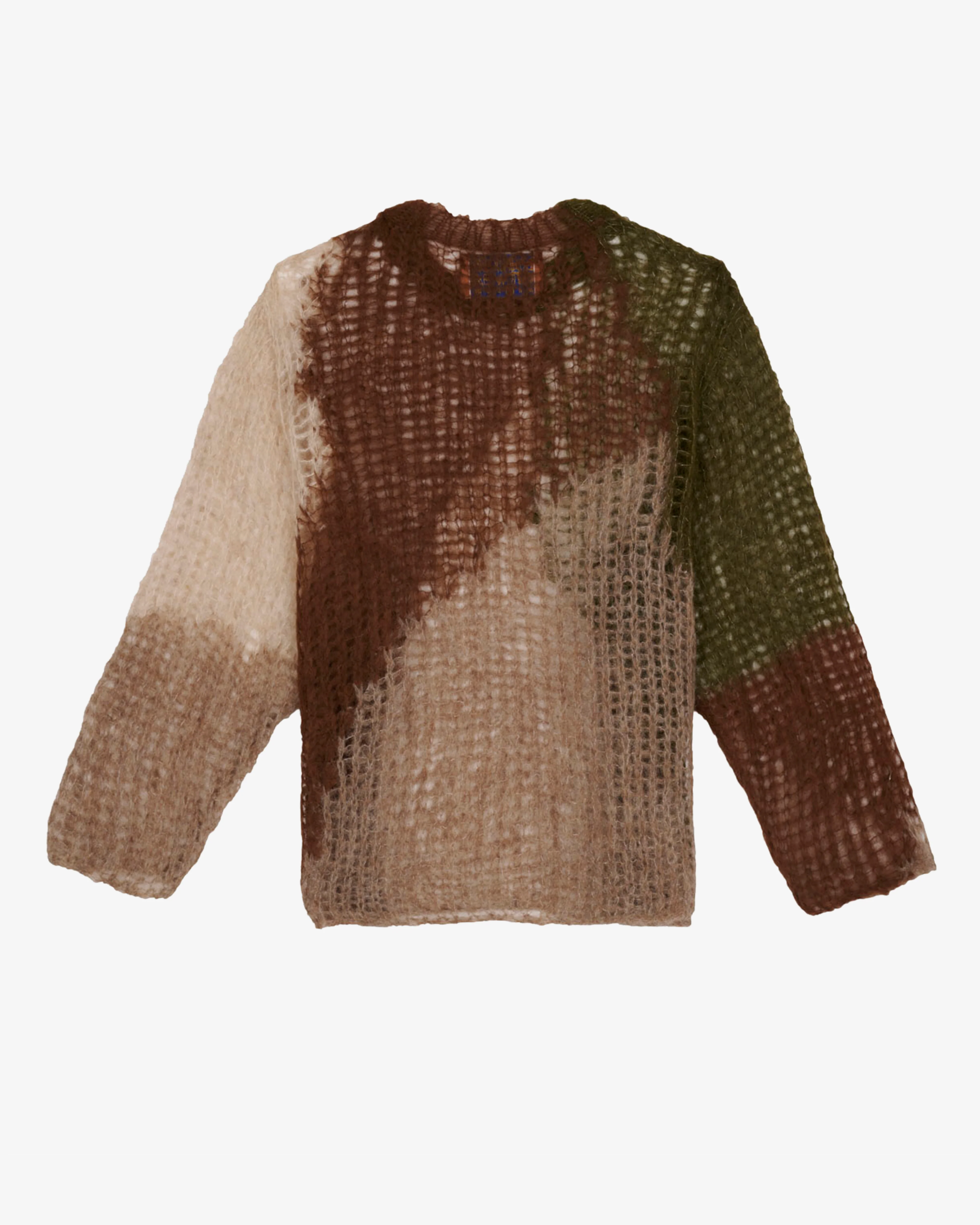 Brain Dead - Men's Threadbare Sweater - (Olive) - Image 2