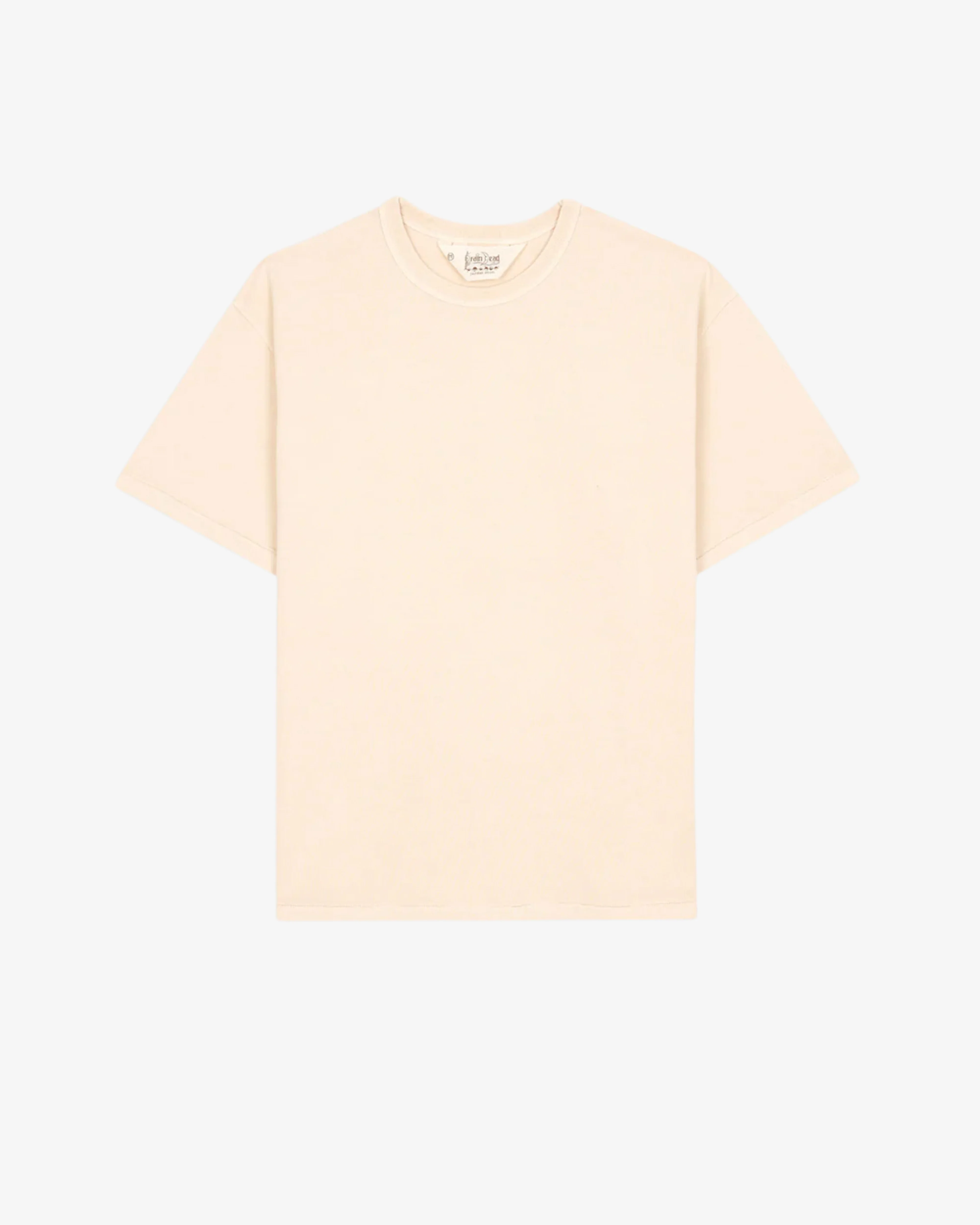 Brain Dead - Men's Pigment Pique T-Shirt - (Natural)