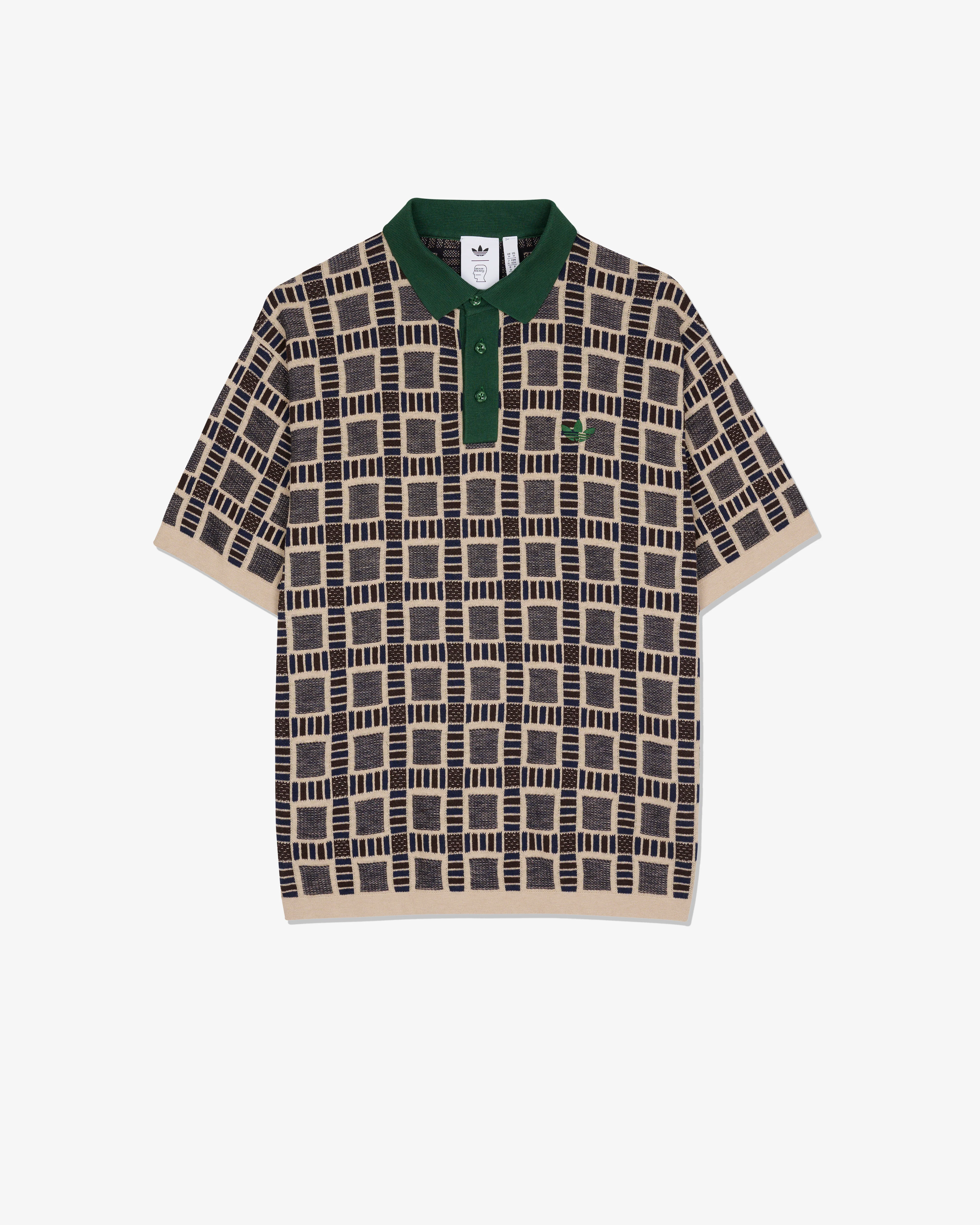 Brain Dead x Adidas - Men's Polo Shirt - (Brown/Multi)