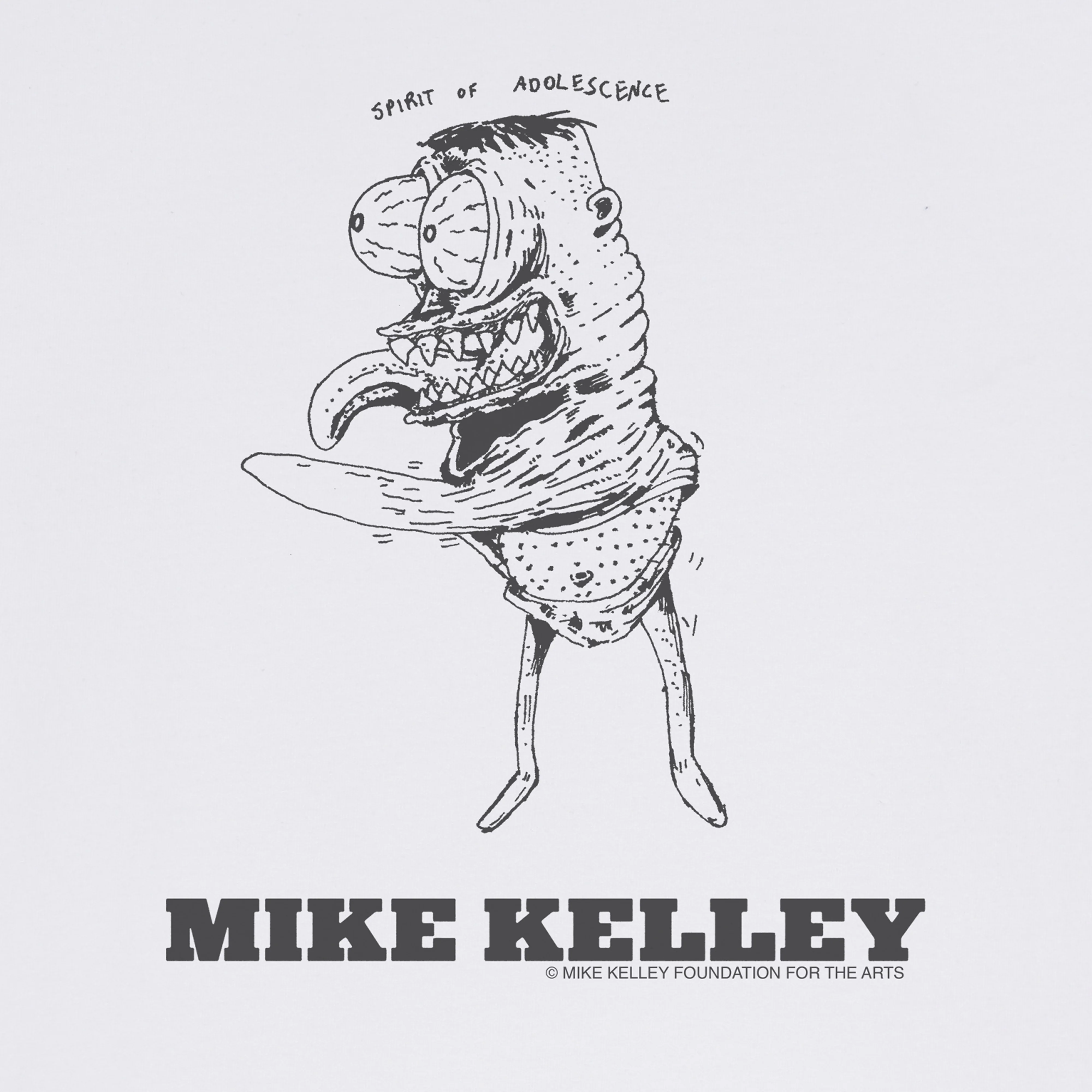 Brain Dead x Mike Kelly - Men's Spirit Of Adolescence T-Shirt - (White) - Image 2