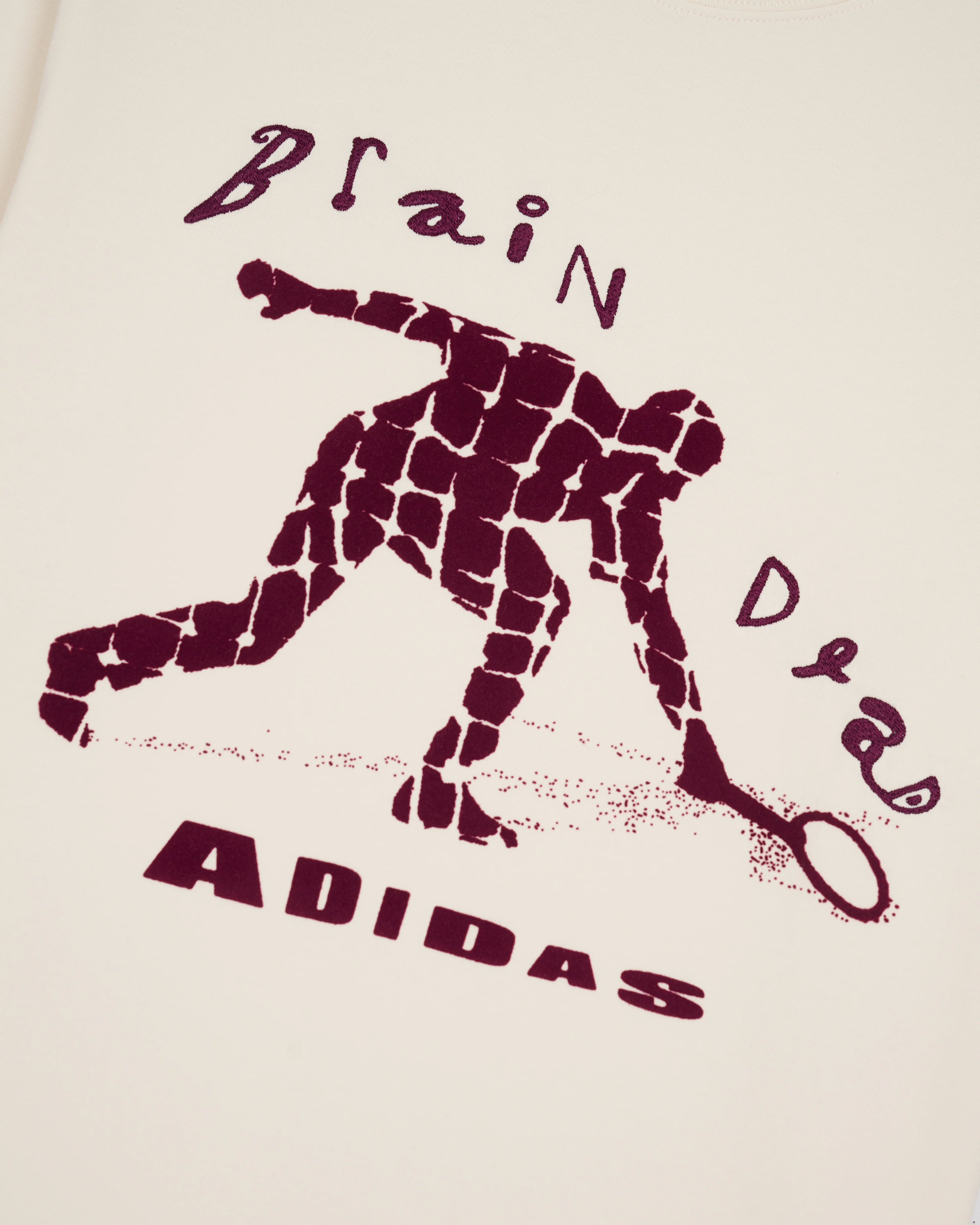 Brain Dead x Adidas - Men's Tennis T-Shirt - (Natural) - Image 2
