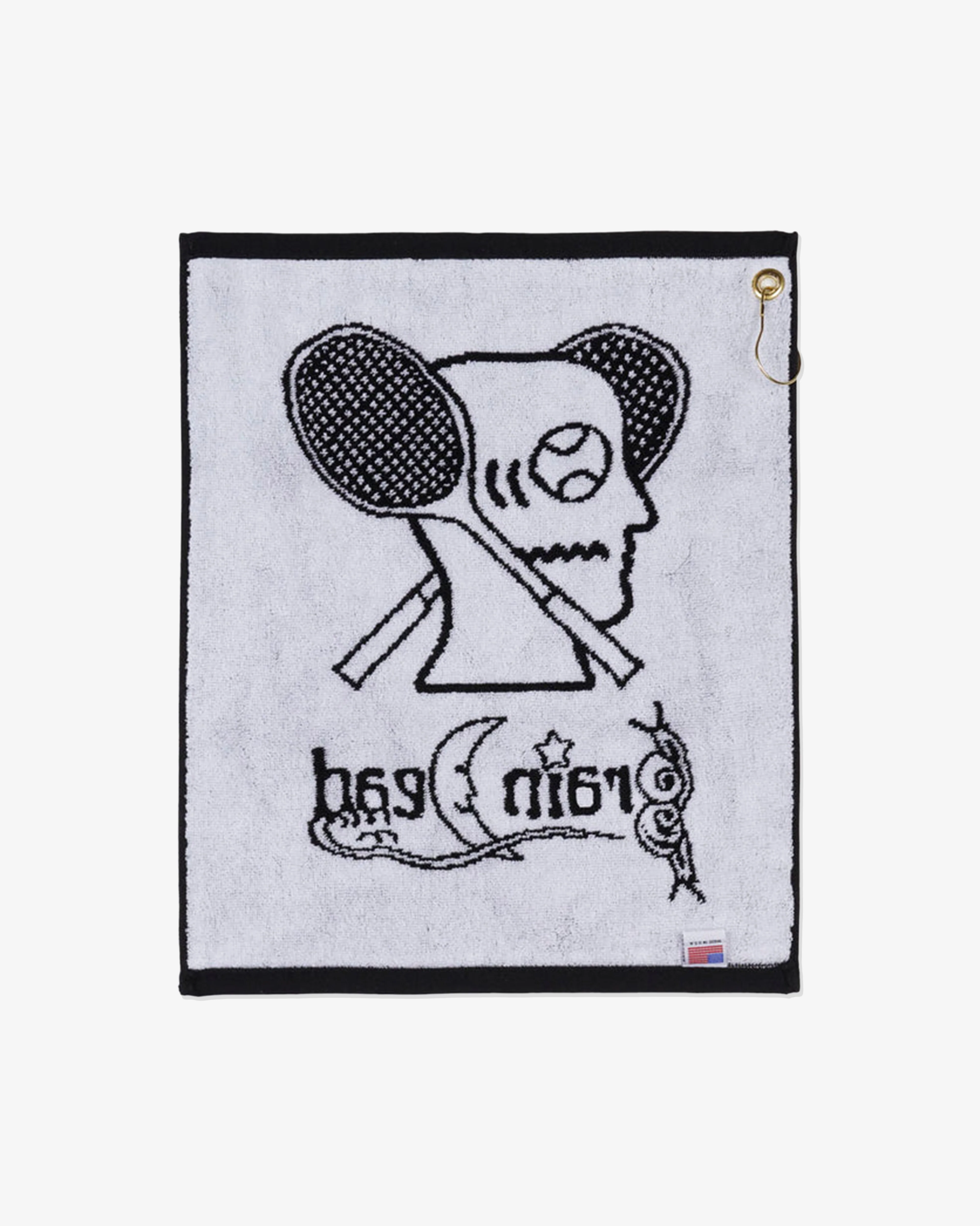 Brain Dead Tennis - Men's Towel - (Black) - Image 2