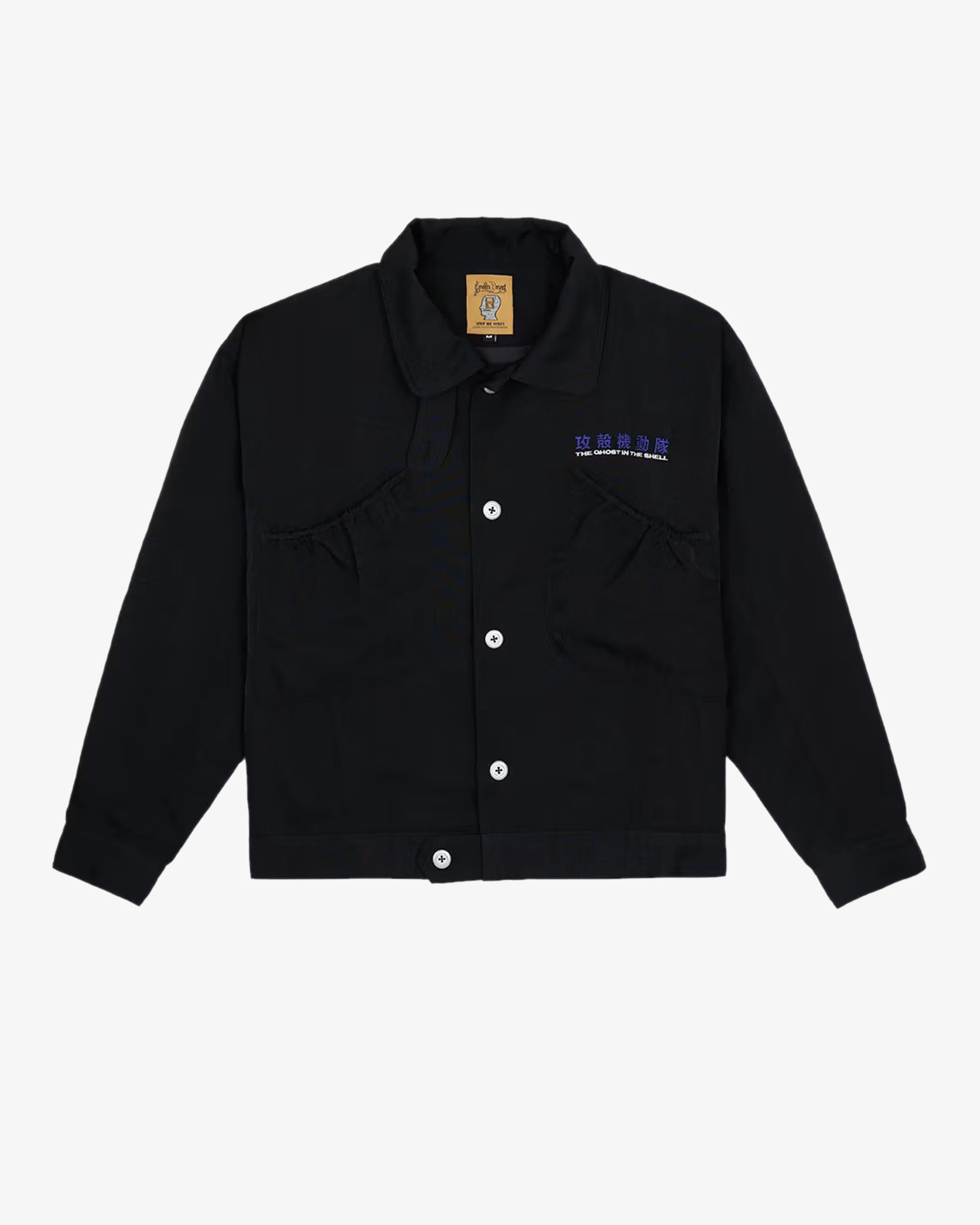 Brain Dead - Men's Ghost In The Shell Titan Bomber Jacket - (Black) - Image 2
