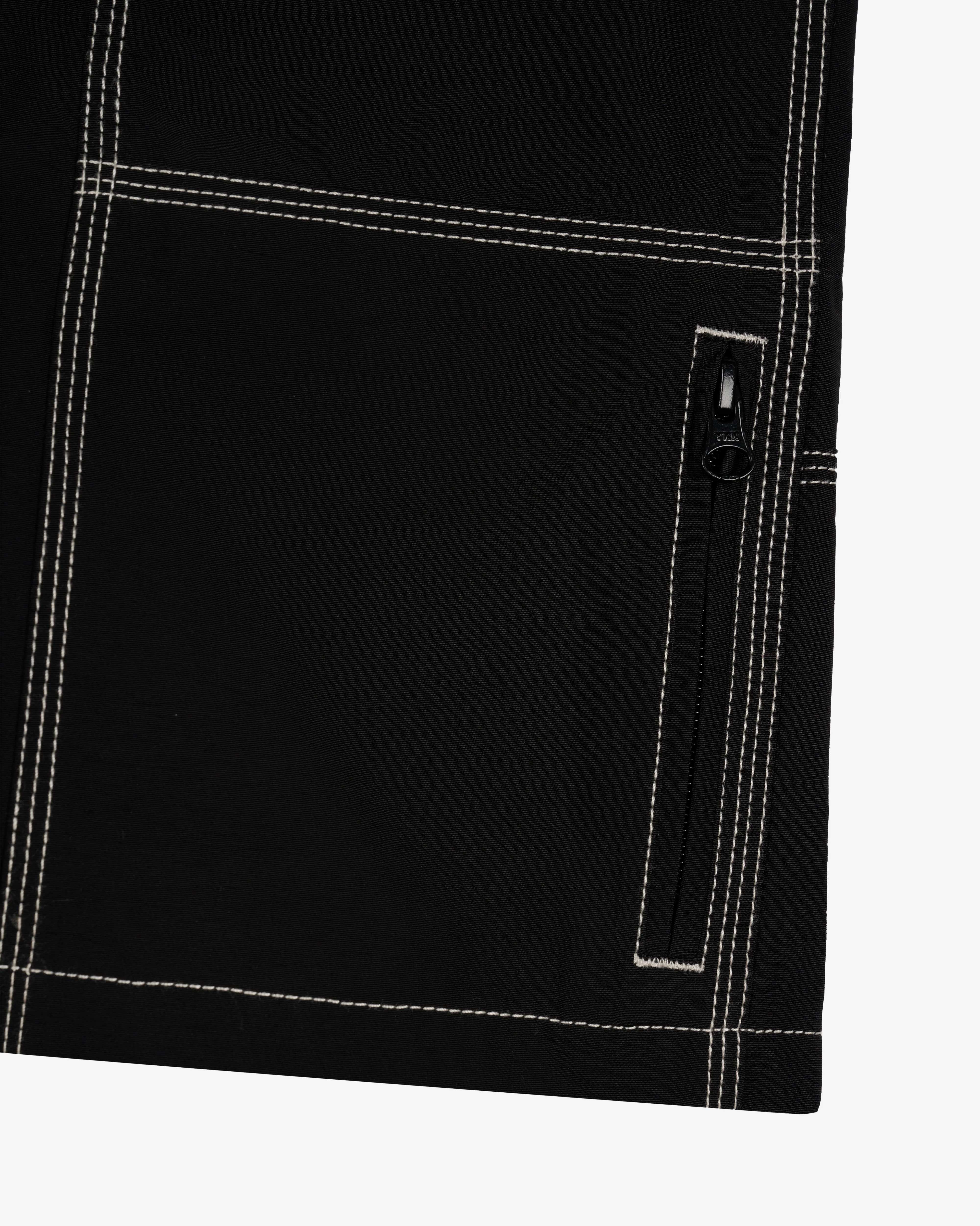 Brain Dead - Men's Triple Needle Bishop Short - (Black) - Image 3