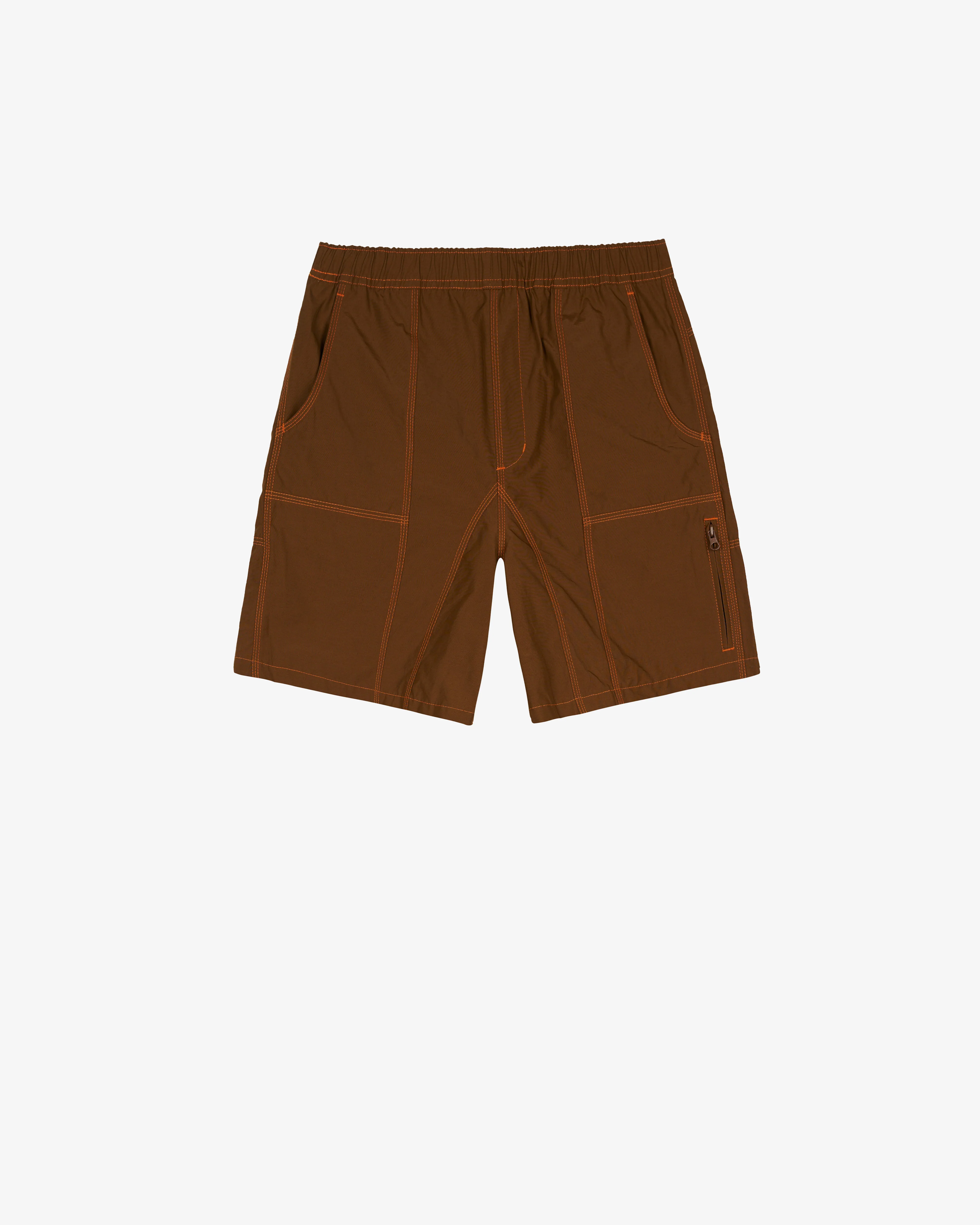Brain Dead - Men's Triple Needle Bishop Short - (Sepia)