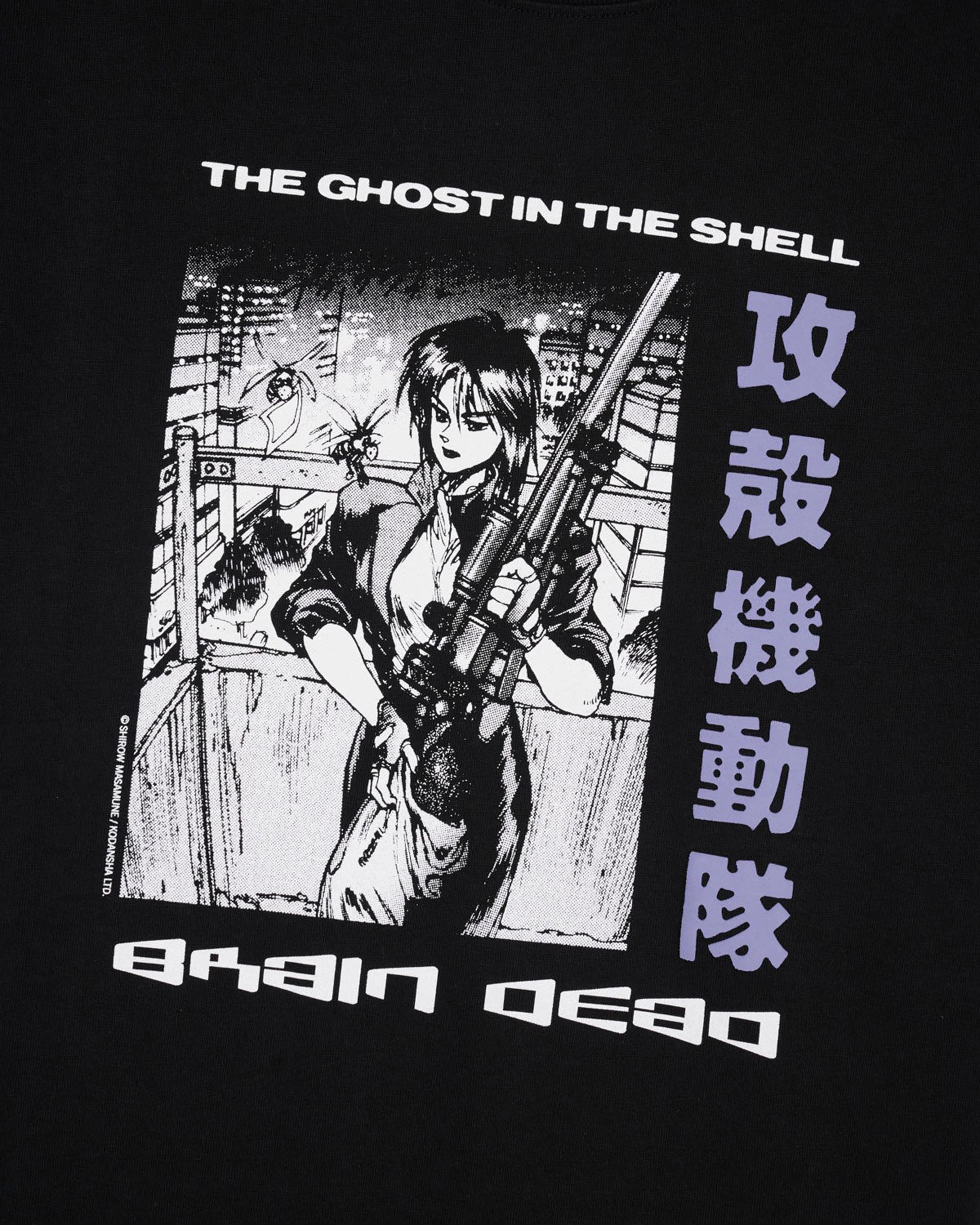 Brain Dead - Ghost In The Shell Men's T-Shirt - (Black) - Image 3