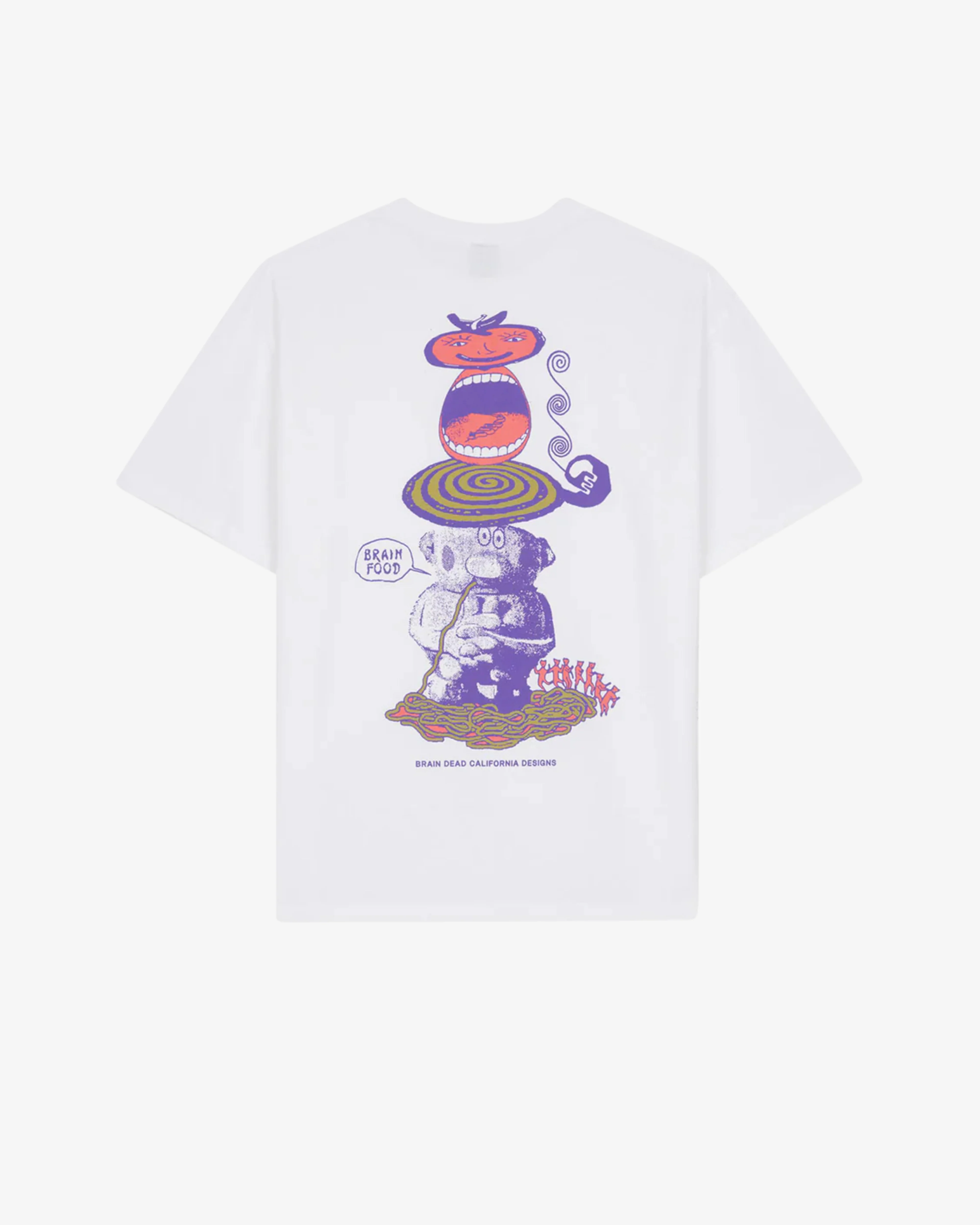 Brain Dead - Jon & Vinny's Men's T-Shirt - (White) - Image 2