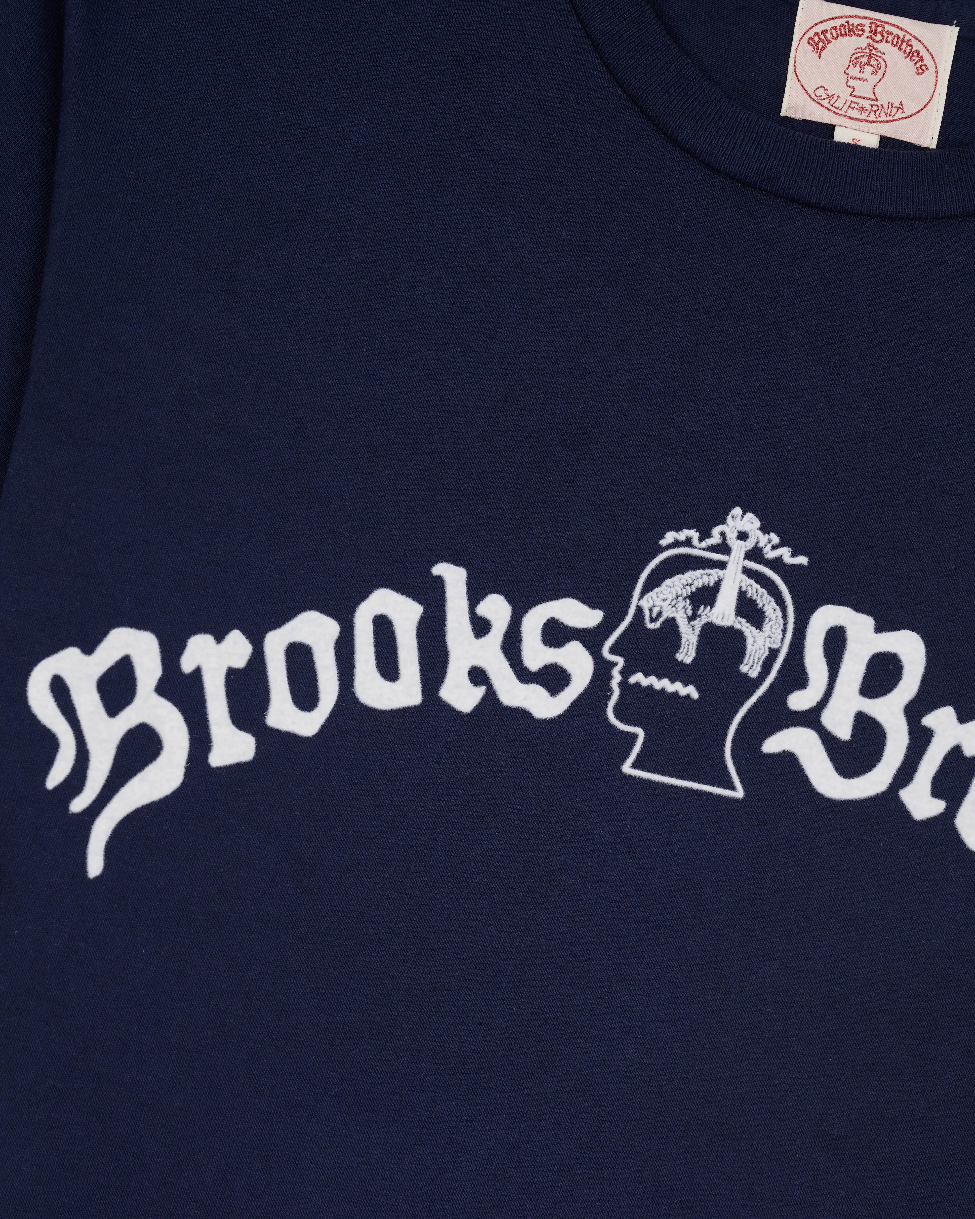 Brain Dead - Brooks Brothers California Men's Tubular T-Shirt - (Navy) - Image 2