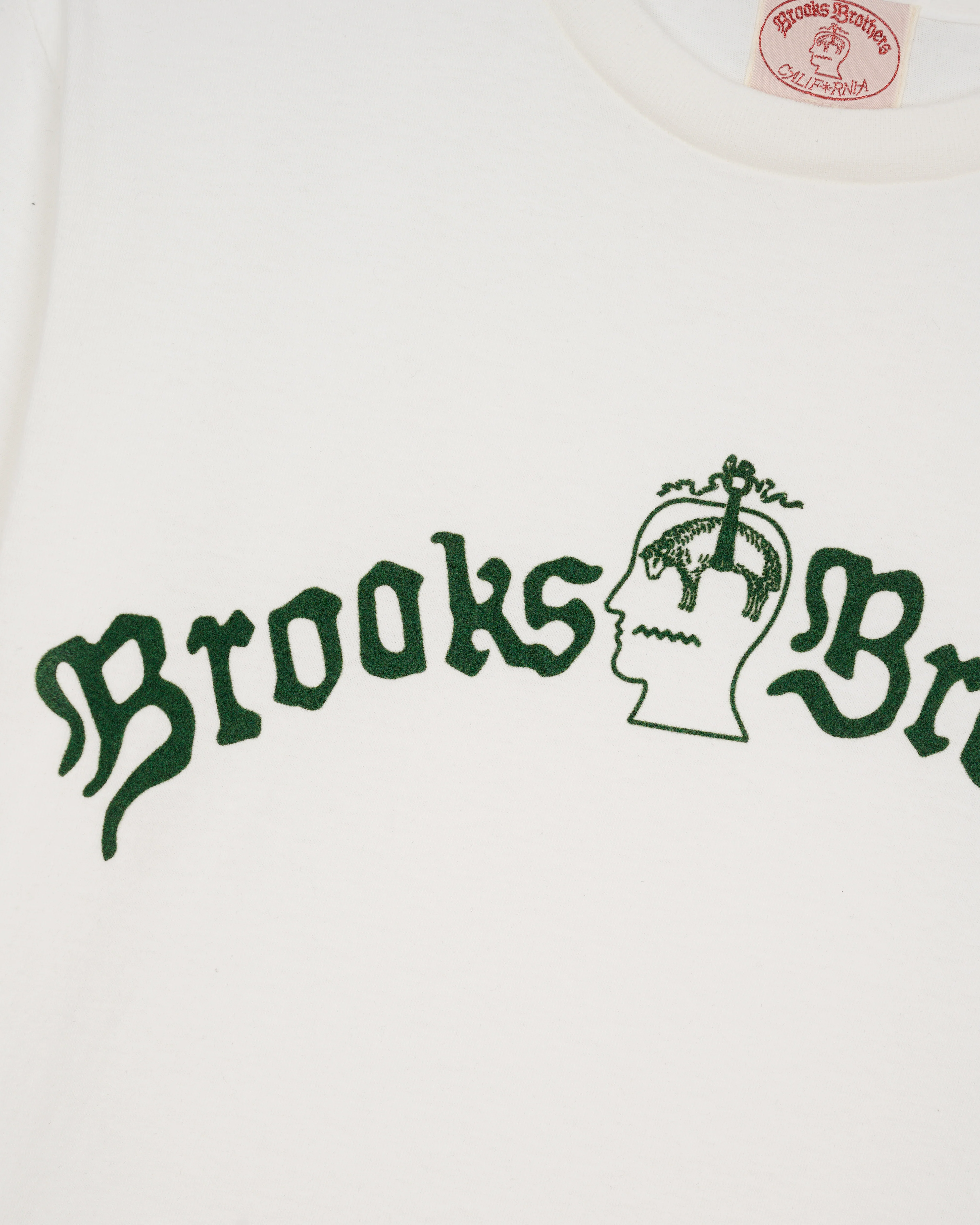 Brain Dead - Brooks Brothers California Men's Tubular T-Shirt - (White) - Image 2