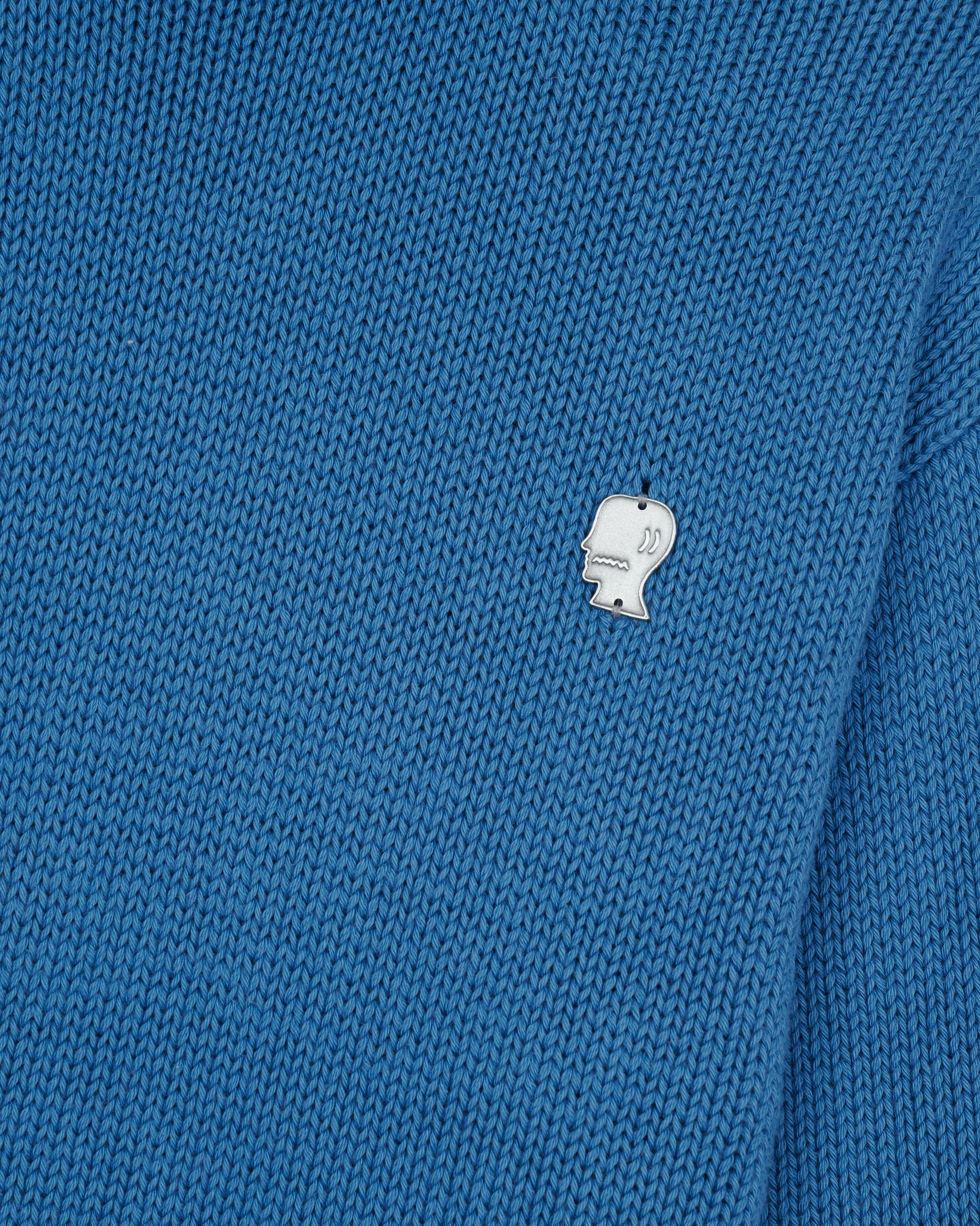 Brain Dead - Men's Turtle Neck Sweater -(Blue) - Image 3