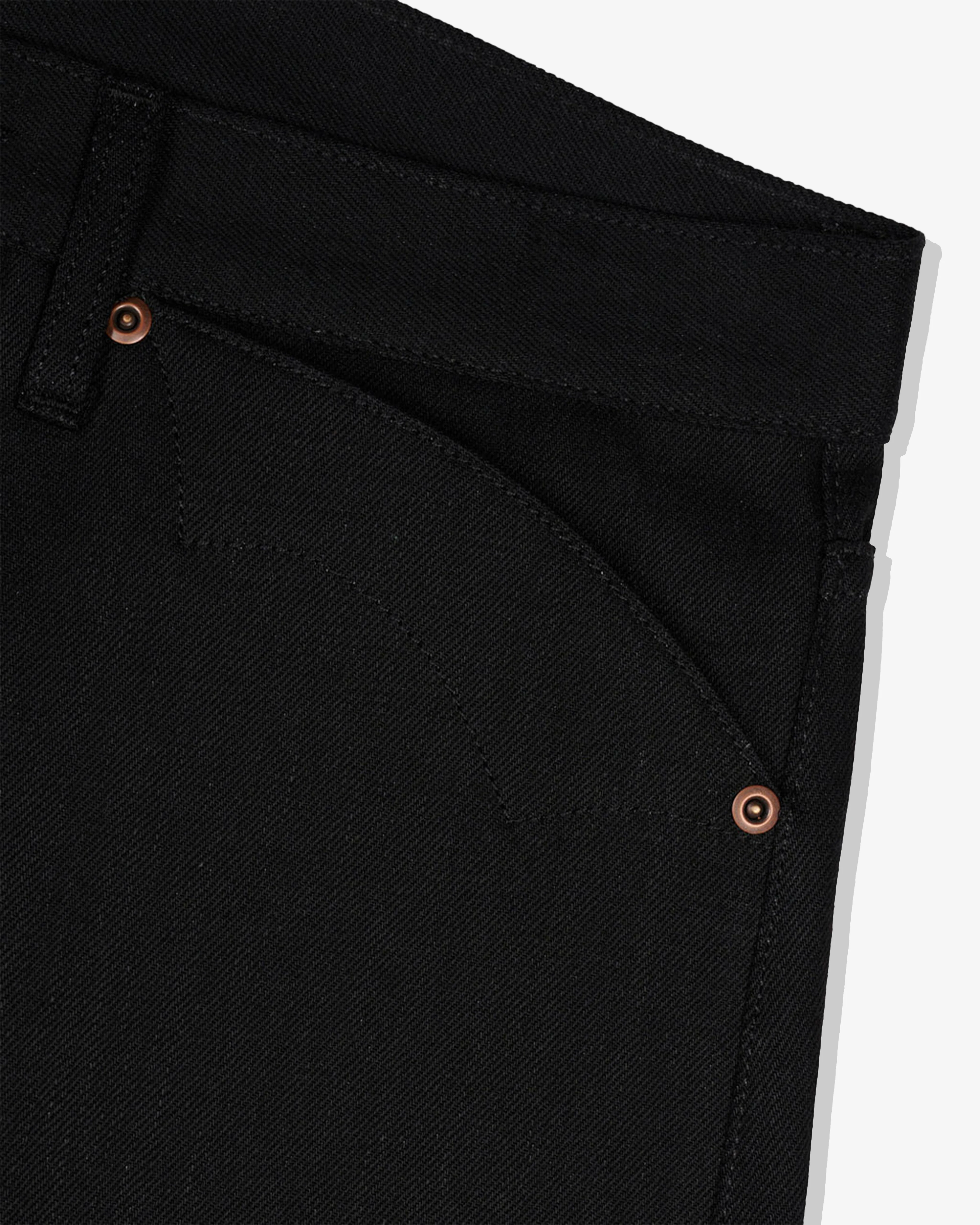 Brain Dead - Men's Type 00 13.2Oz Selvedge Denim - (Black) - Image 4
