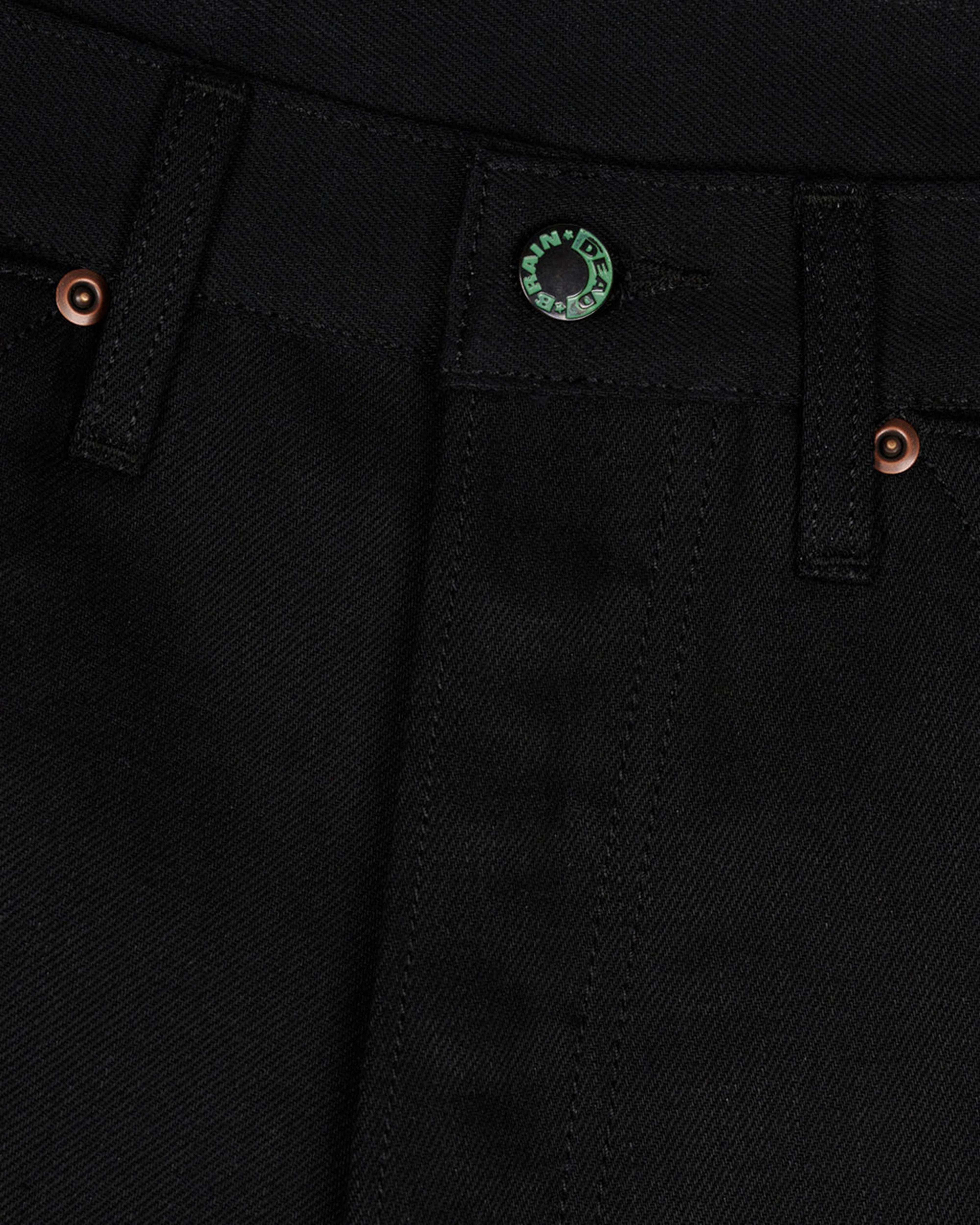 Brain Dead - Men's Type 00 13.2Oz Selvedge Denim - (Black) - Image 5