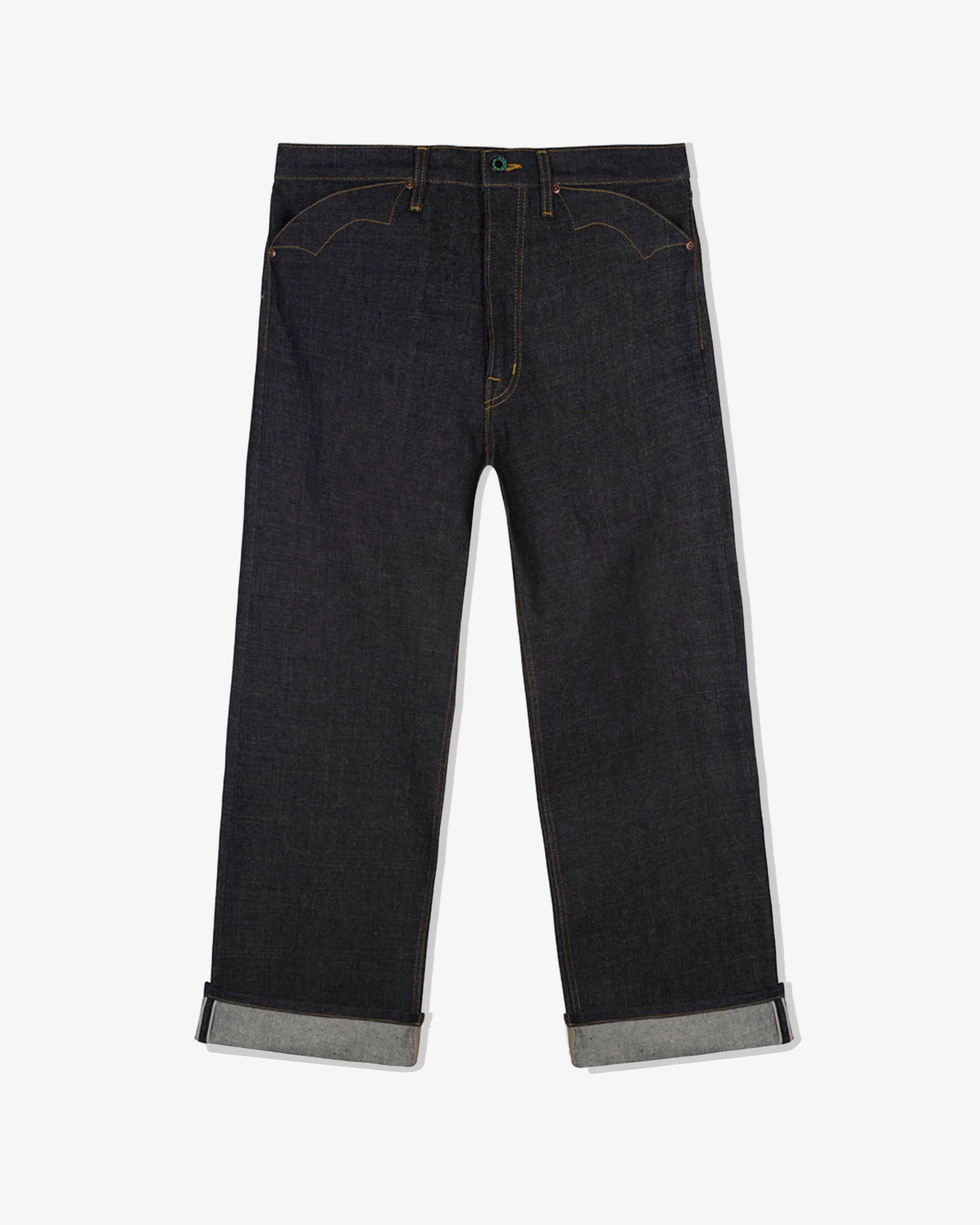 Brain Dead - Men's Type 00 15Oz Selvedge Denim - (Indigo) - Image 3
