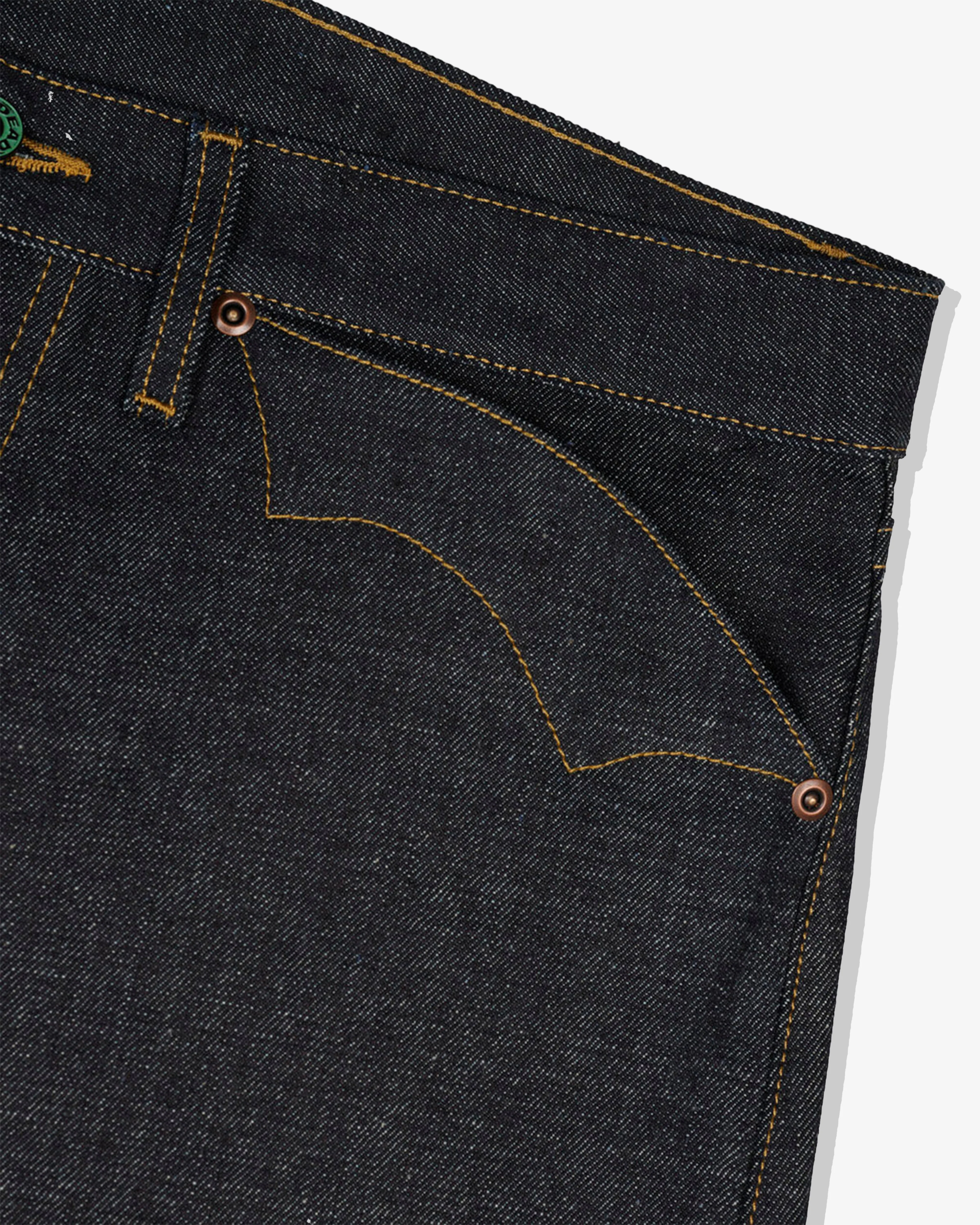 Brain Dead - Men's Type 00 15Oz Selvedge Denim - (Indigo) - Image 4
