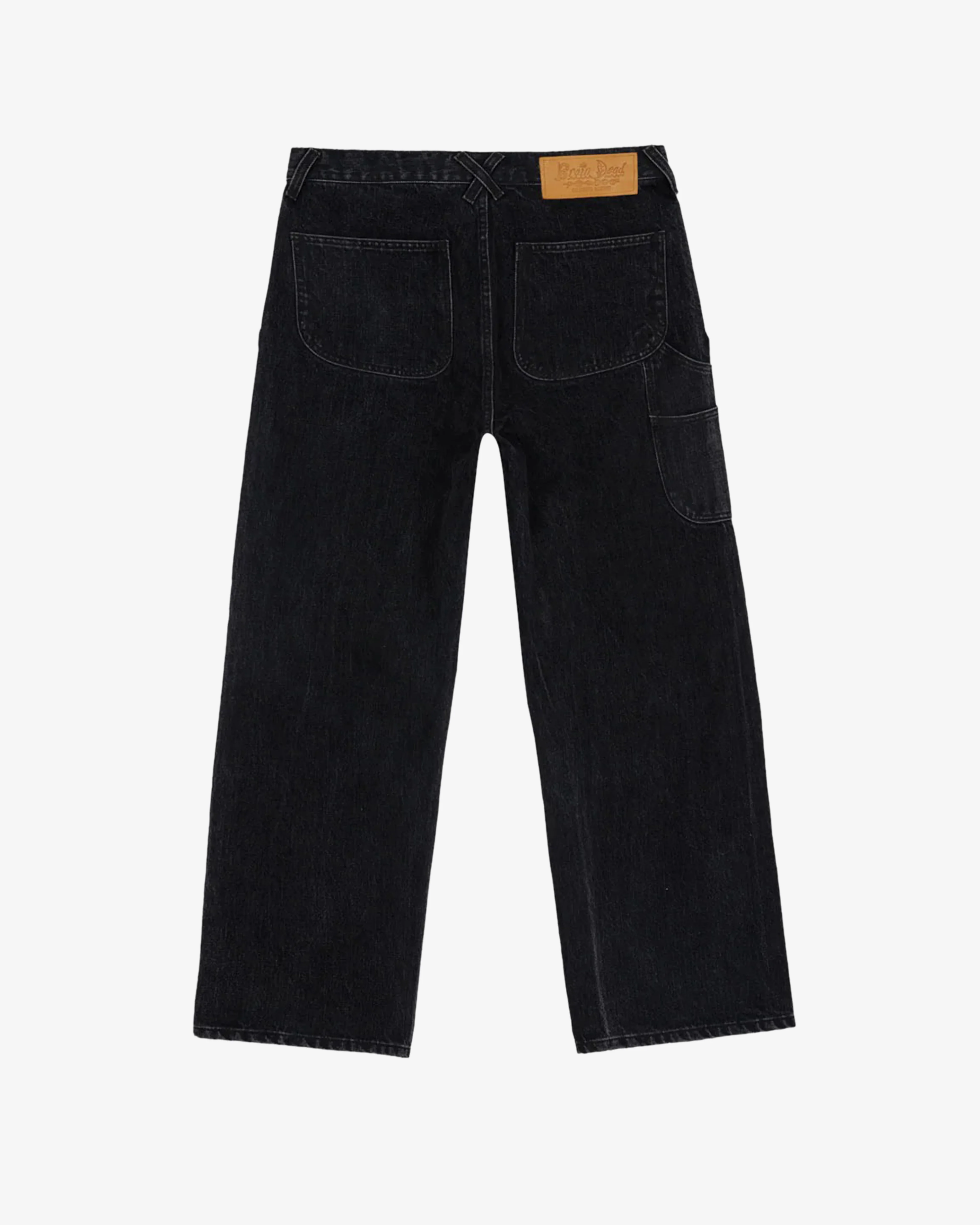 Brain Dead - Men's Type 02 14.5oz Denim Pant - (Washed Black) - Image 2