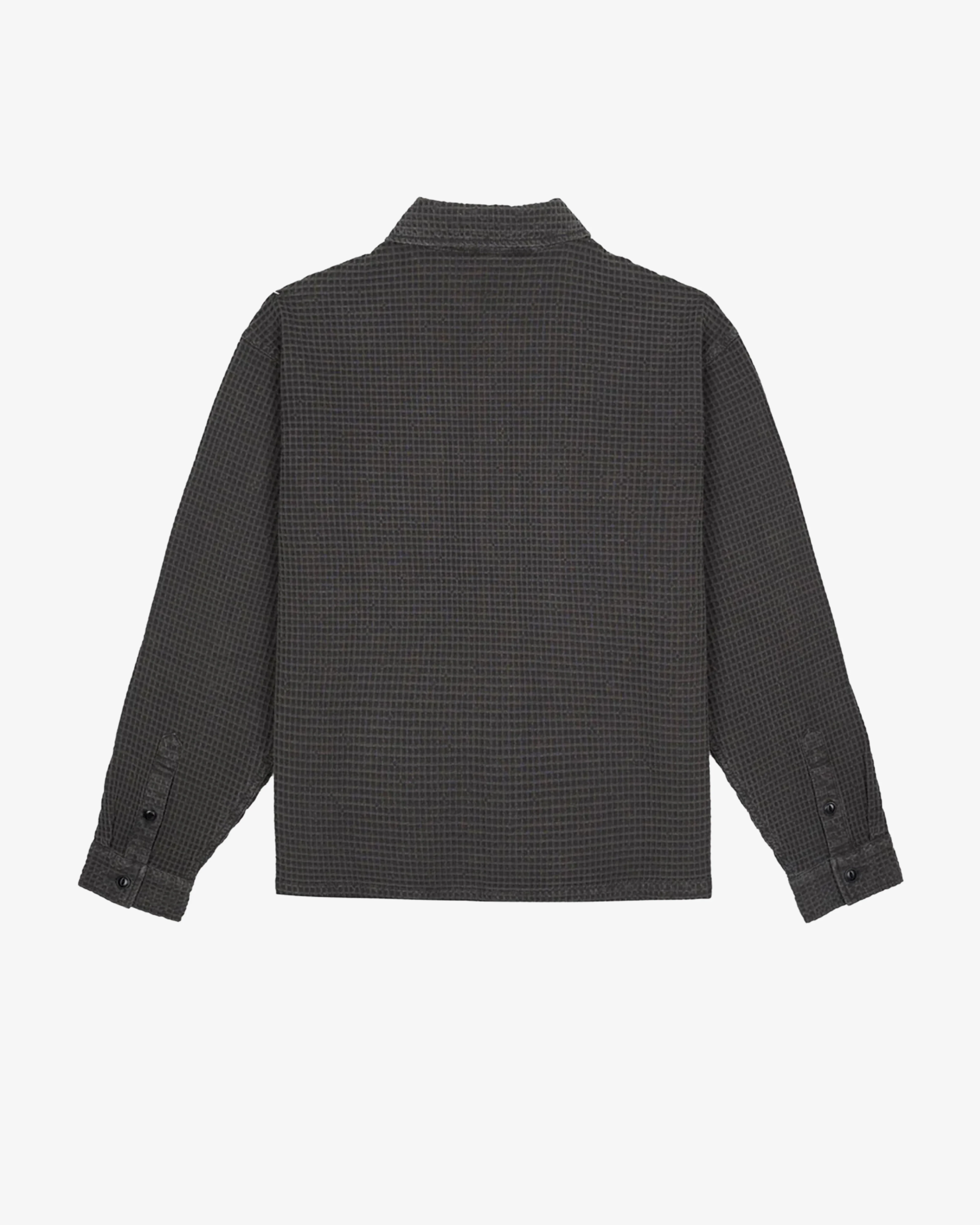 Brain Dead - Men's Waffle Button Front Shirt - (Clay) - Image 2